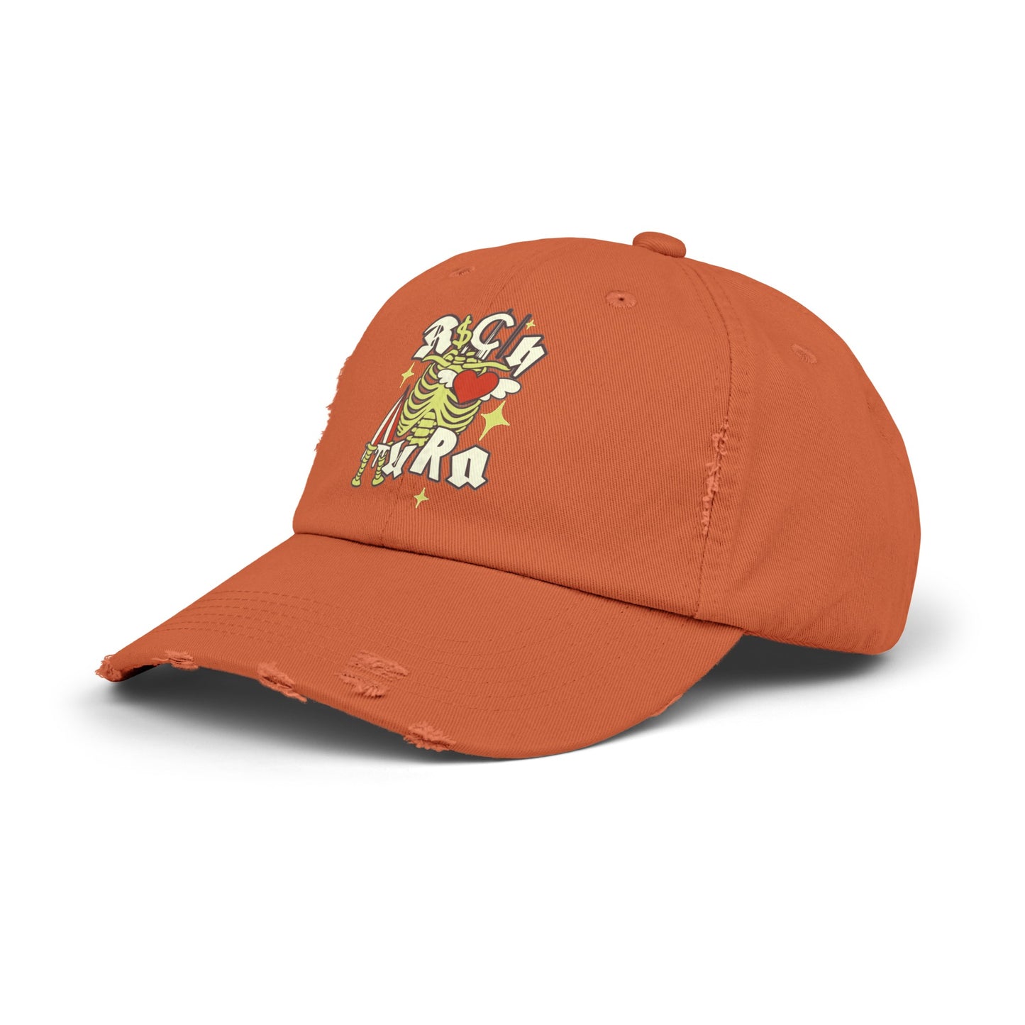 Rich Aura - Rich Love Distressed Cap