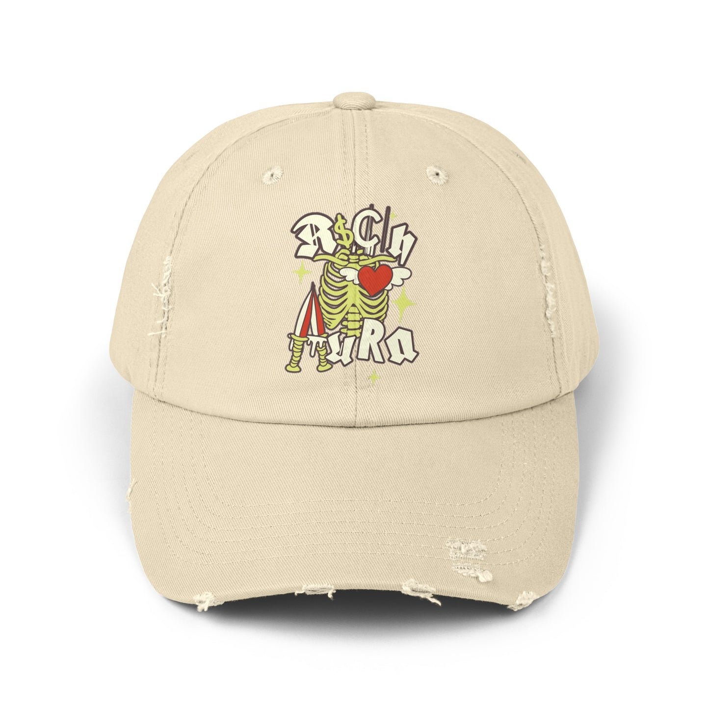 Rich Aura - Rich Love Distressed Cap