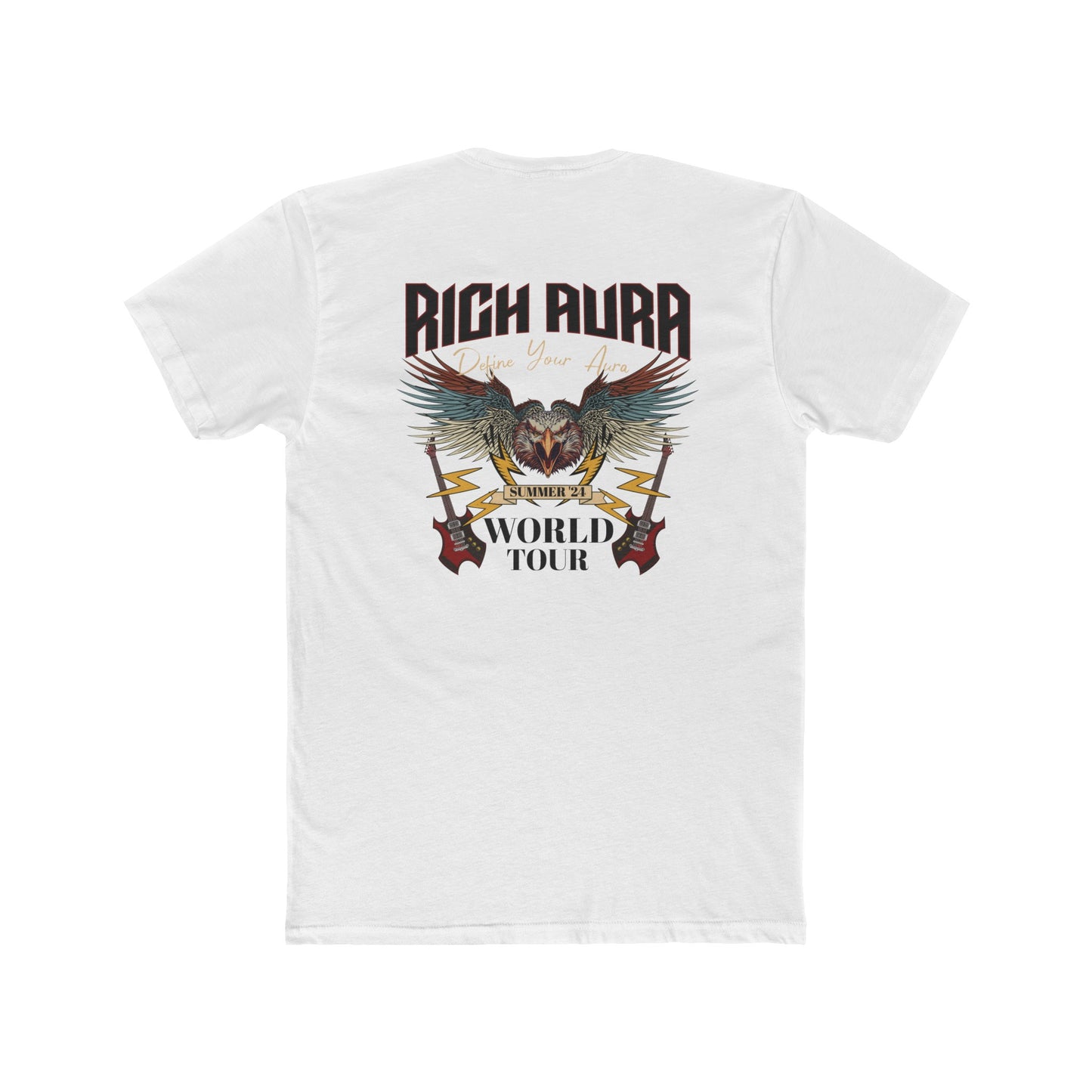 Rich Aura - World Tour Black Logo Tee