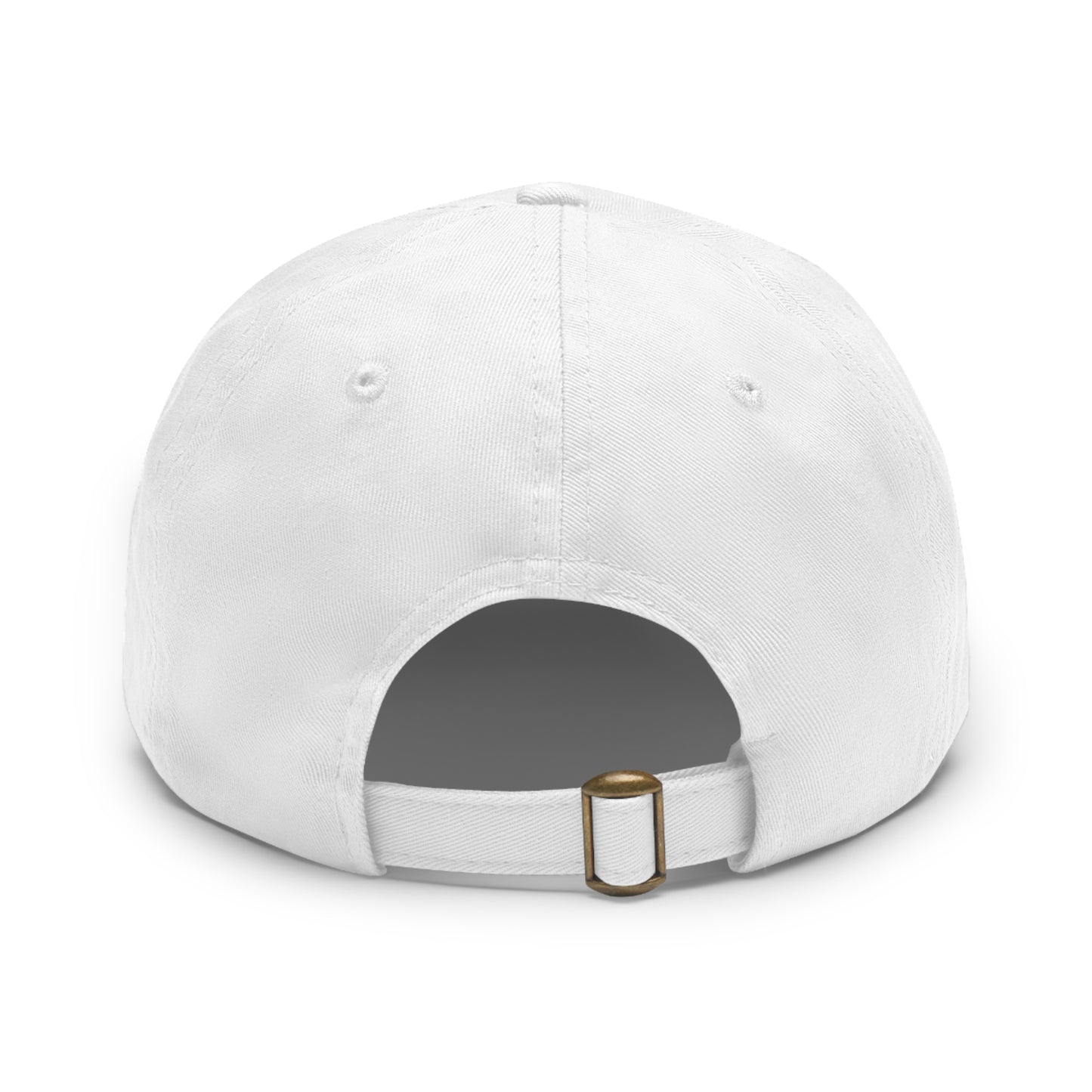 Rich Aura - Light v. Dark Dad Hat with Leather Patch (Rectangle)