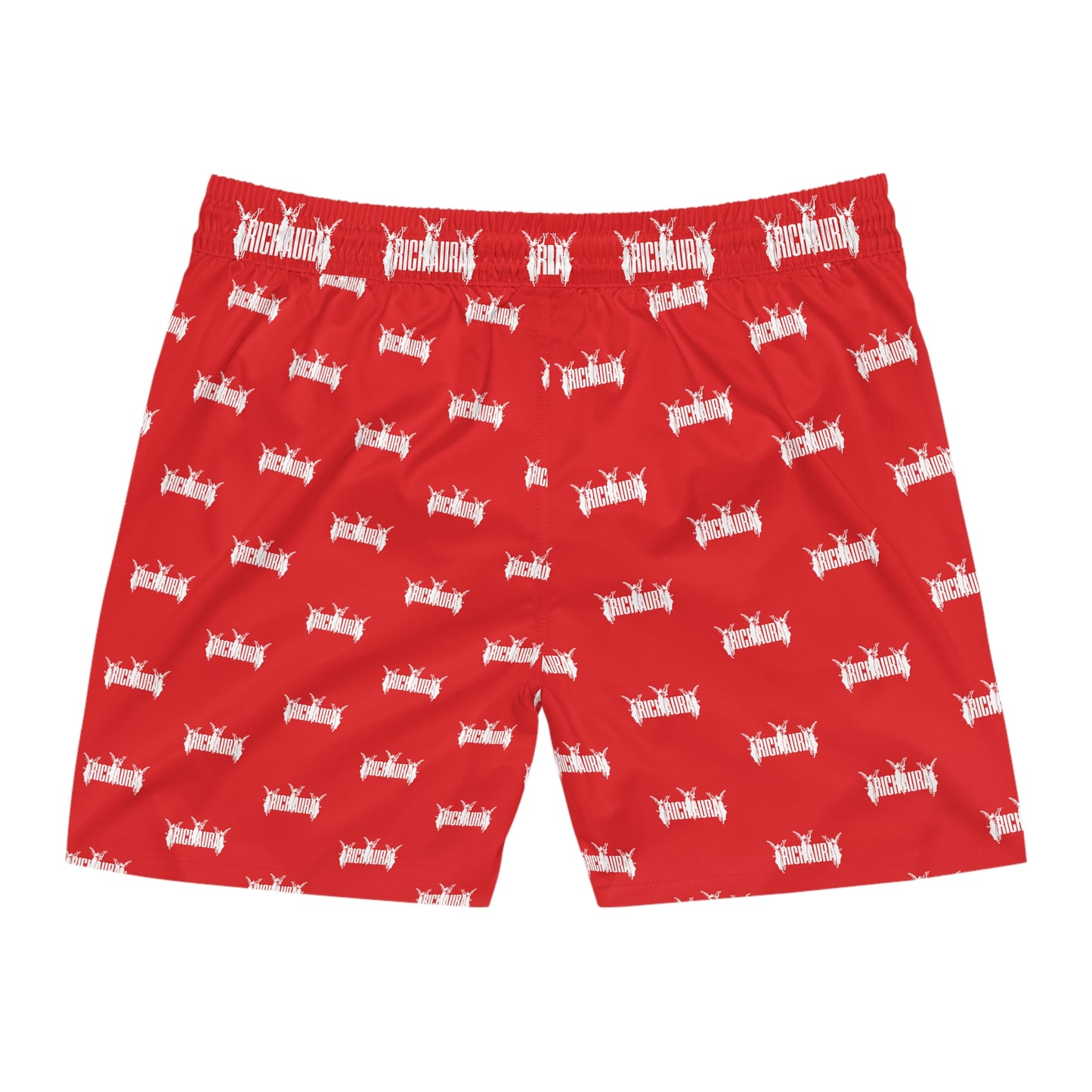 Rich Aura Swim Shorts - Red