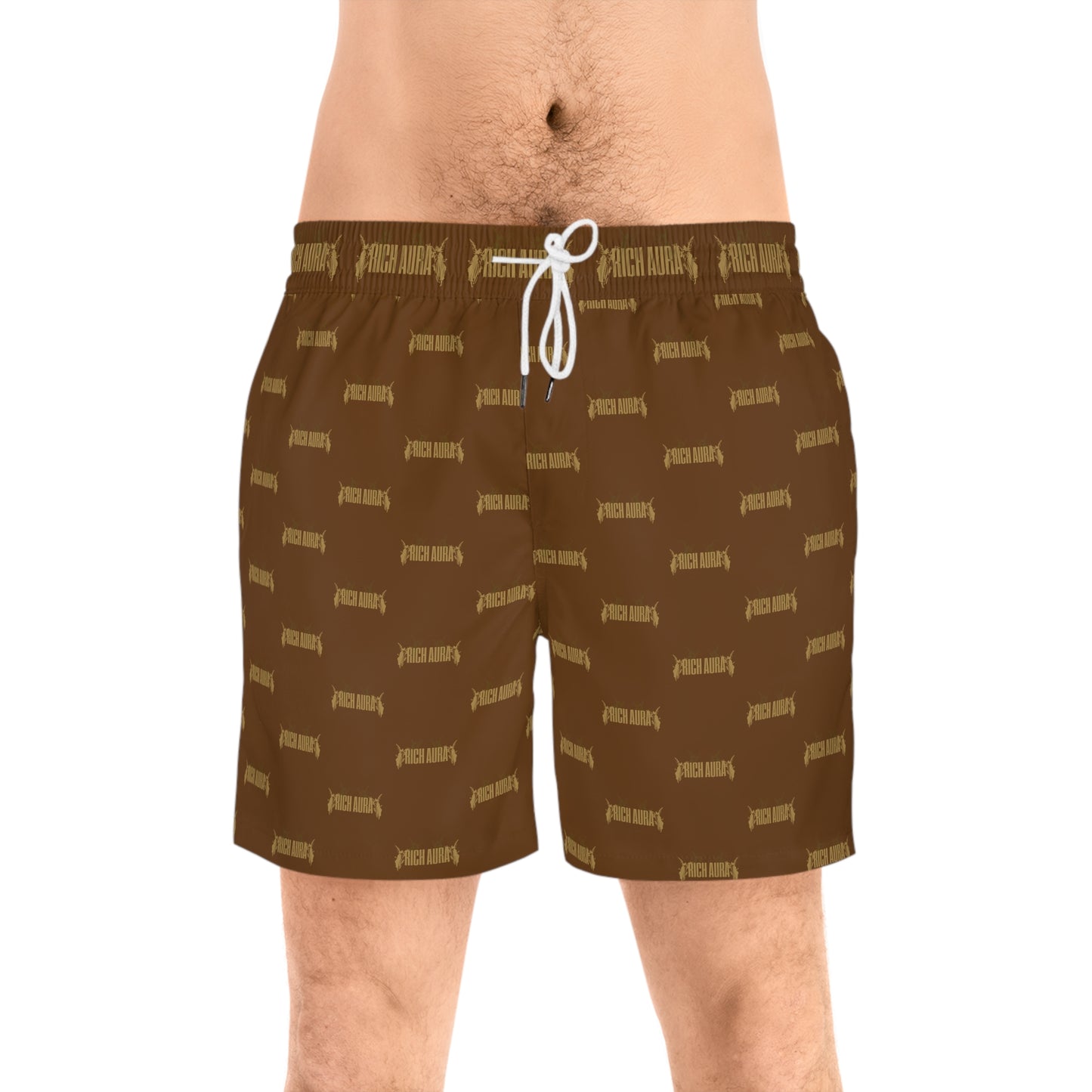 Rich Aura - Light V. Dark Swim Shorts - Brown