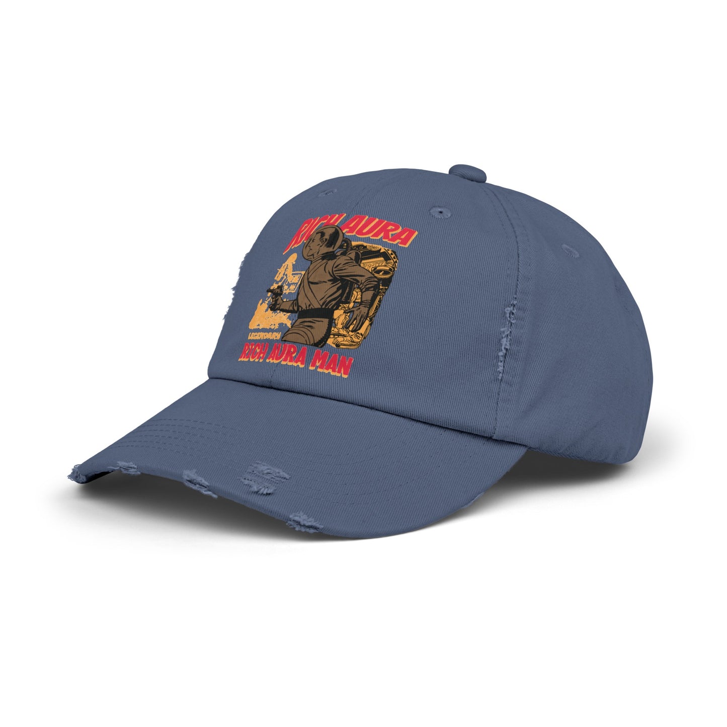 Rich Aura - Rich Aura Man Distressed Cap
