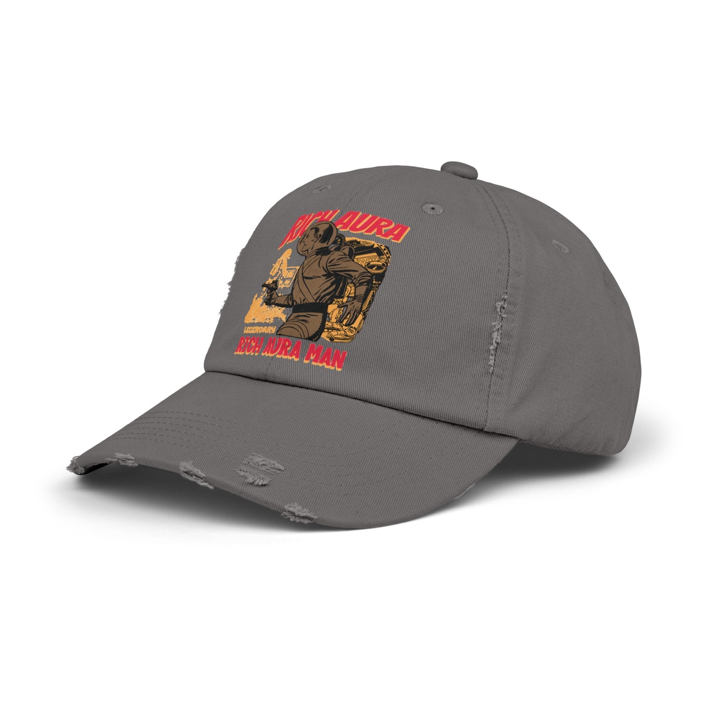 Rich Aura - Rich Aura Man Distressed Cap