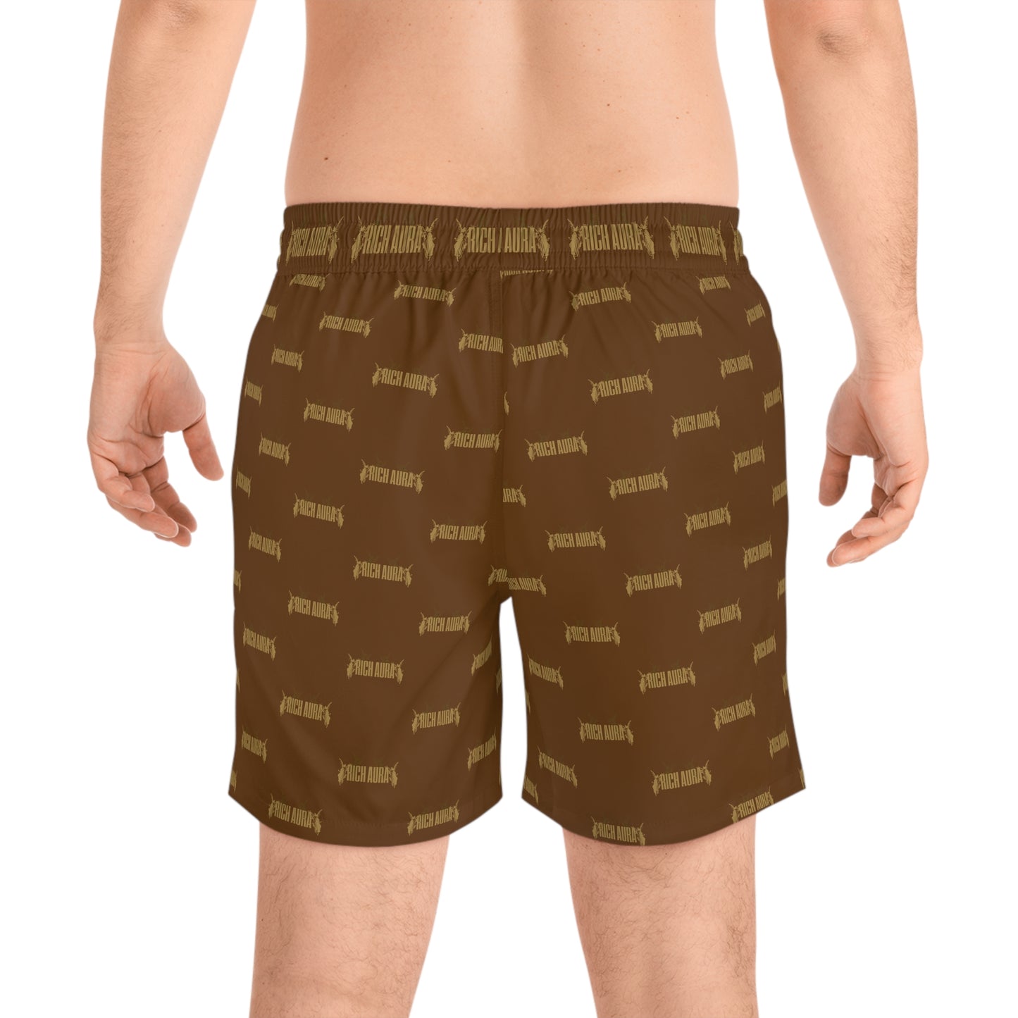 Rich Aura - Light V. Dark Swim Shorts - Brown