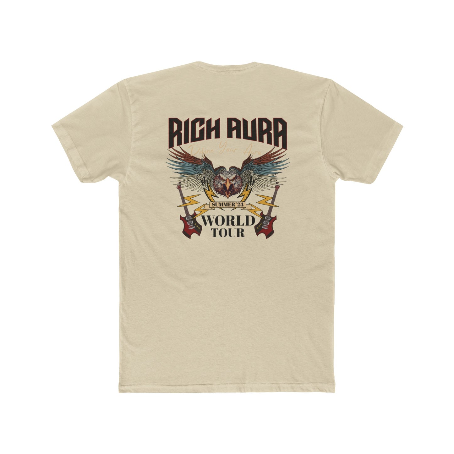 Rich Aura - World Tour Black Logo Tee