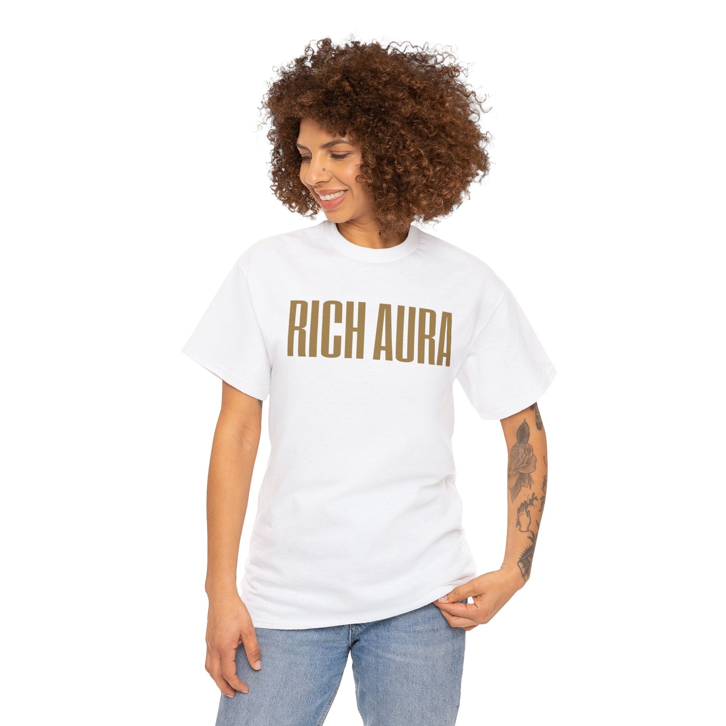 Rich Aura - Rich Love Tee - Gold