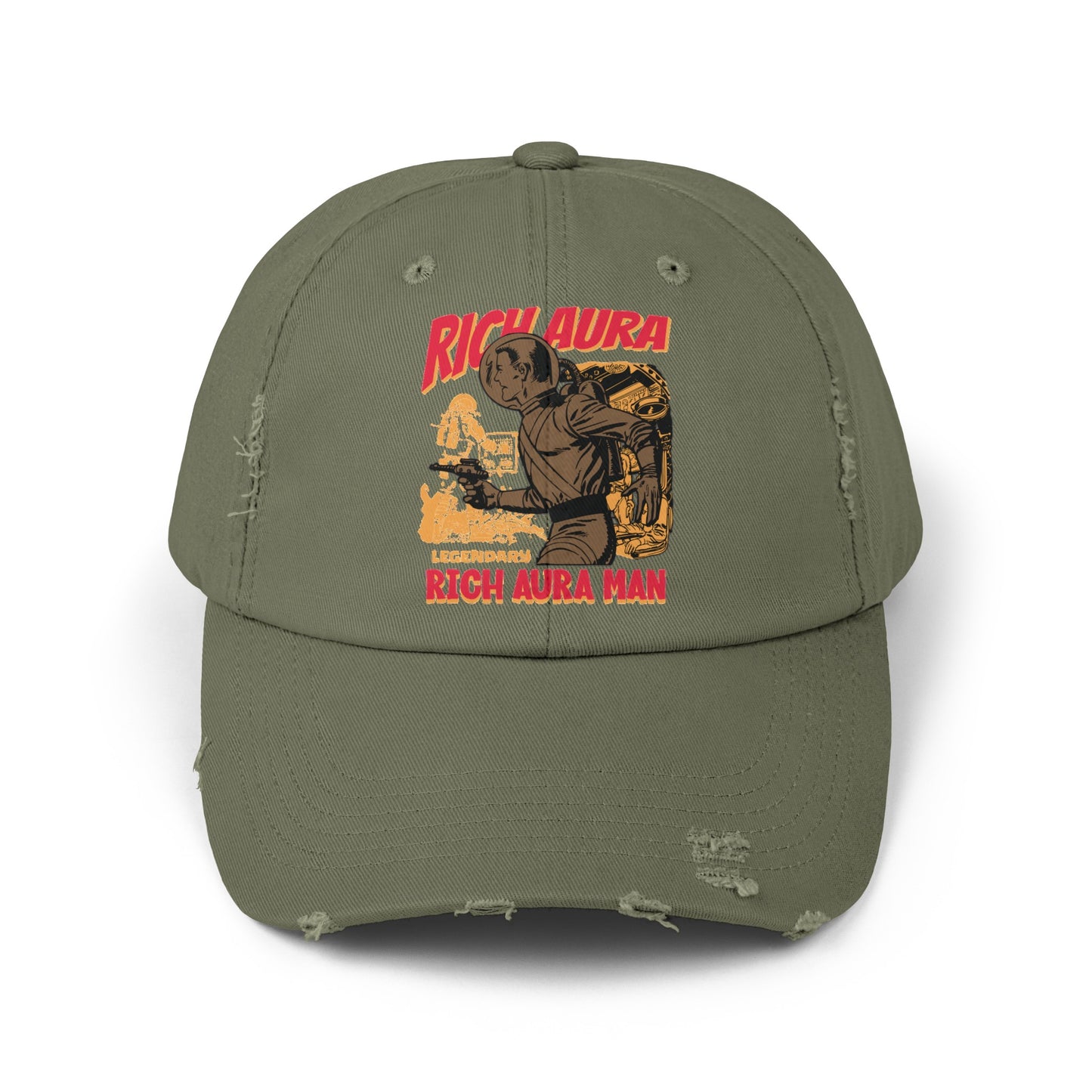 Rich Aura - Rich Aura Man Distressed Cap