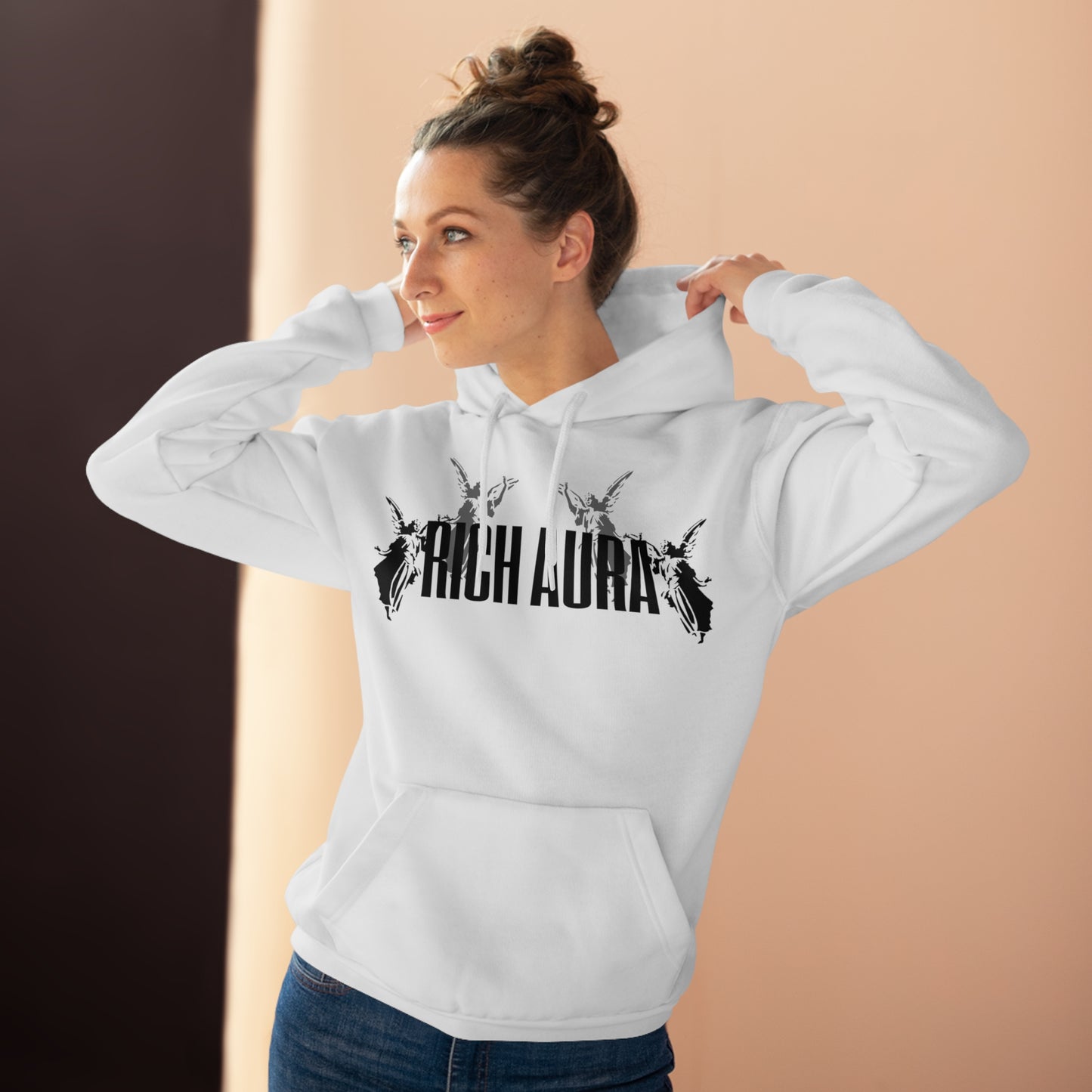 Rich Aura - Light v. Dark Pullover Hoodie - Black