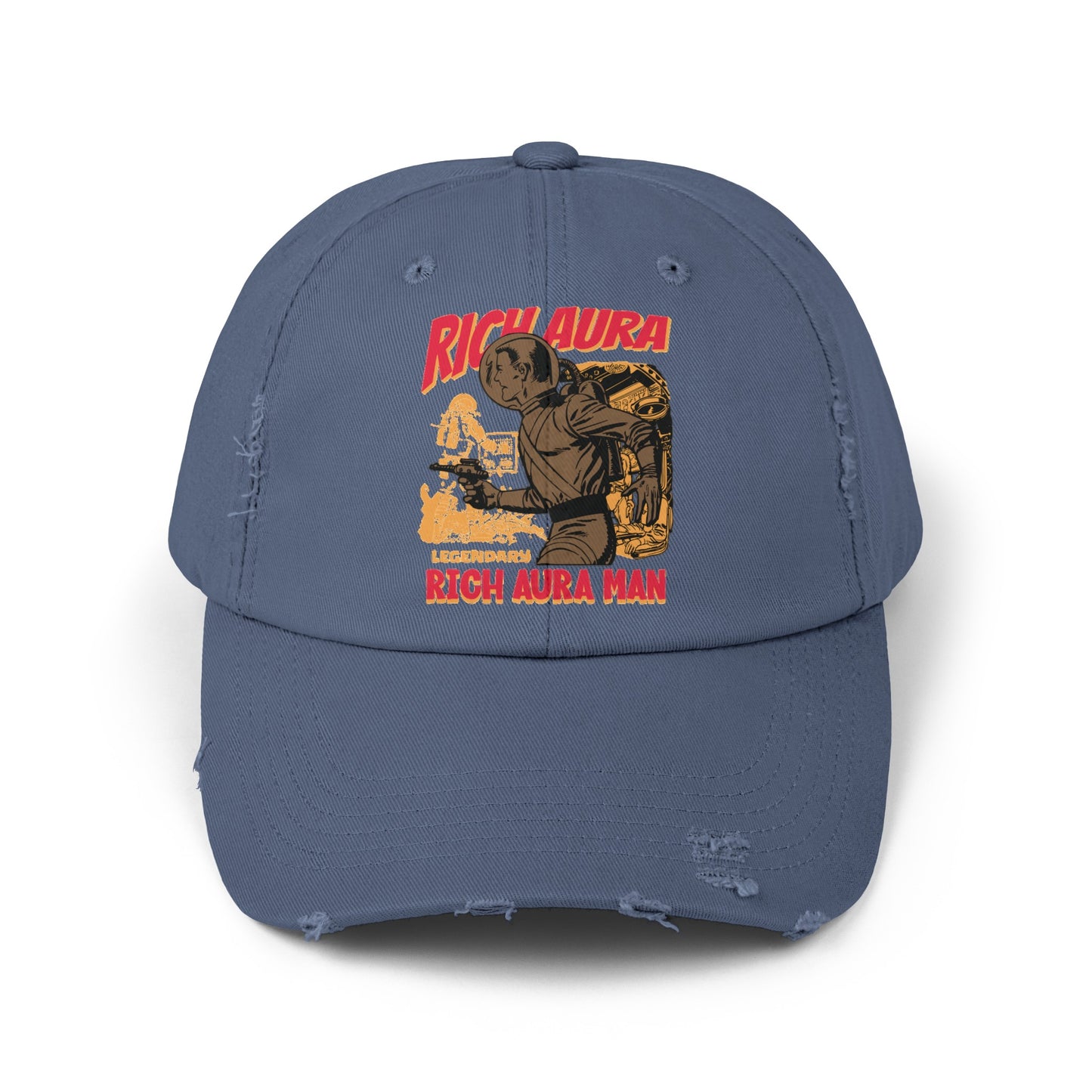 Rich Aura - Rich Aura Man Distressed Cap
