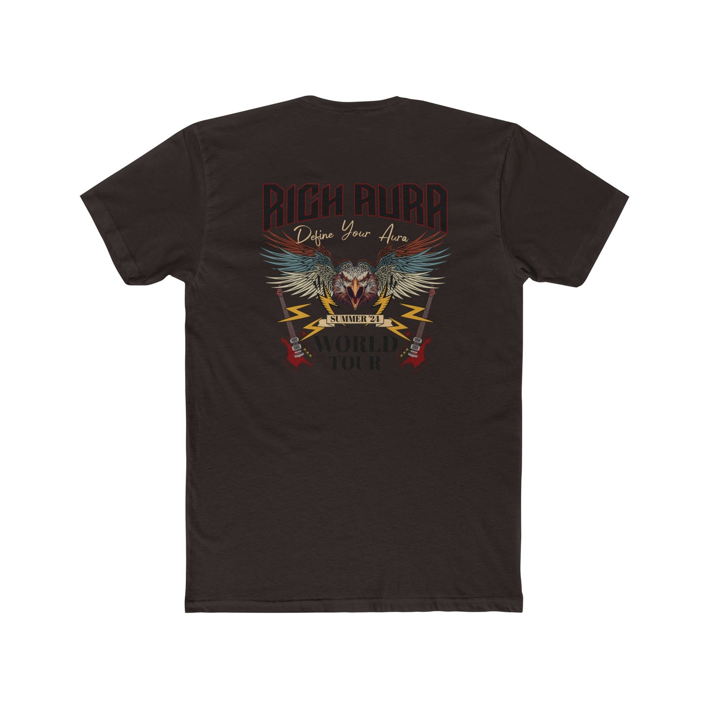 Rich Aura - World Tour Black Logo Tee