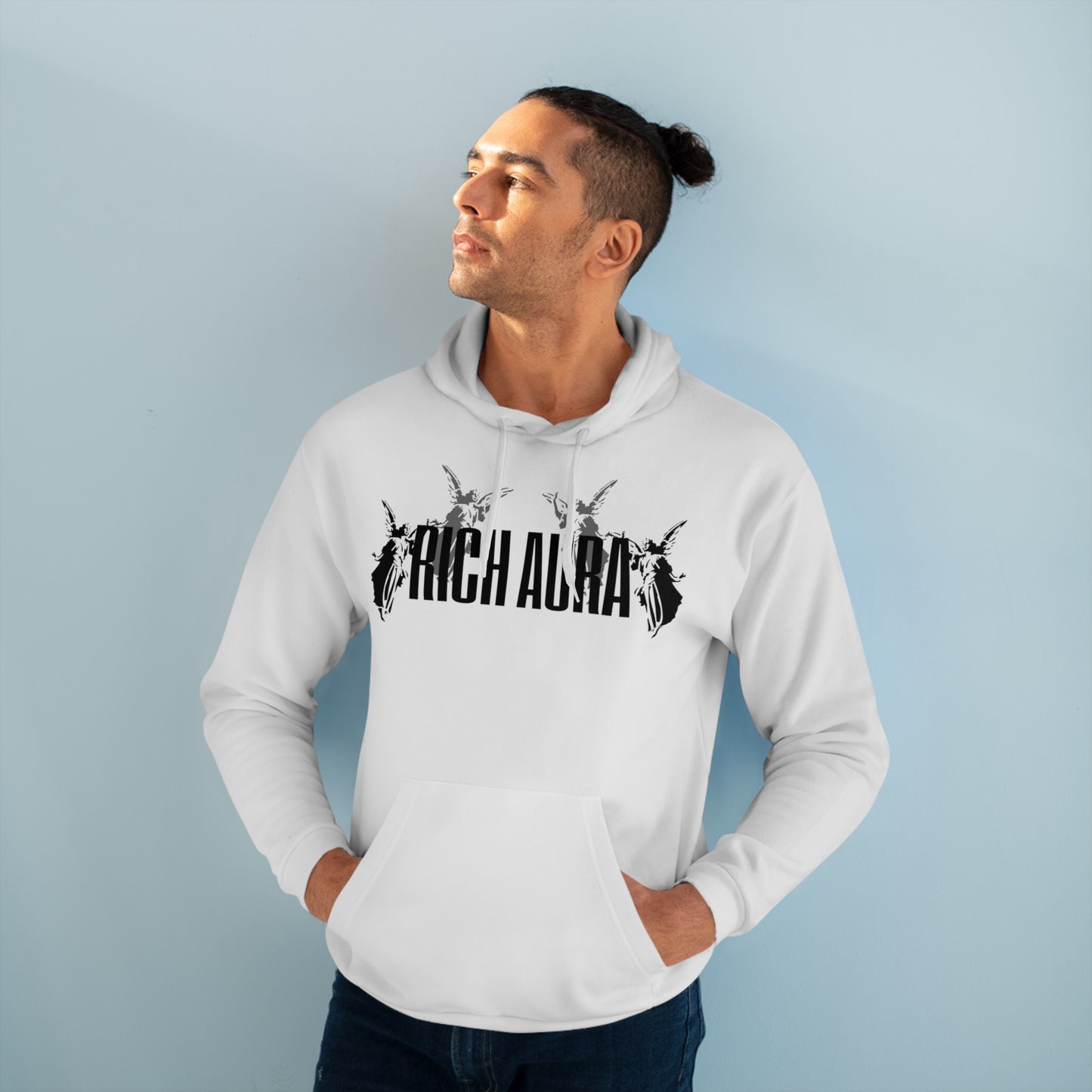Rich Aura - Light v. Dark Pullover Hoodie - Black