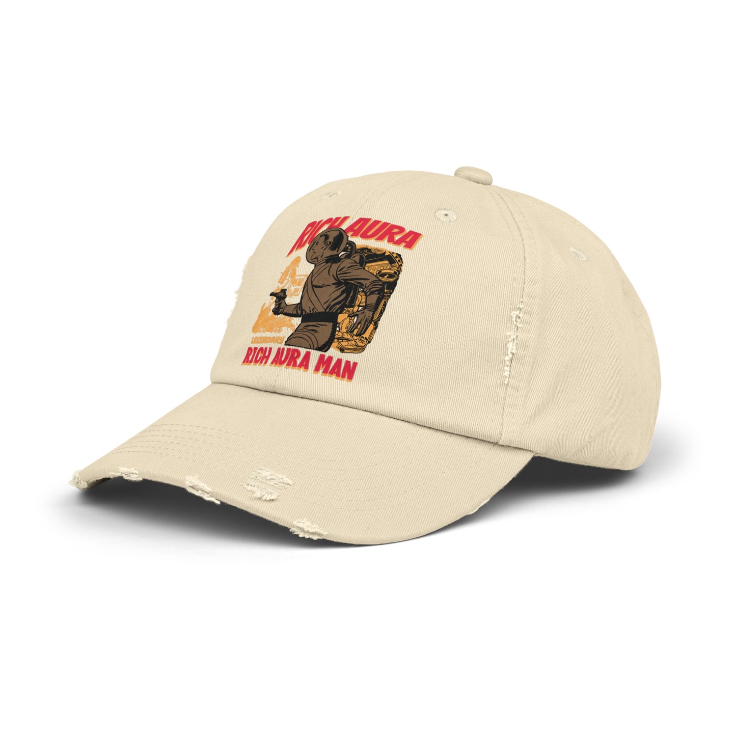 Rich Aura - Rich Aura Man Distressed Cap