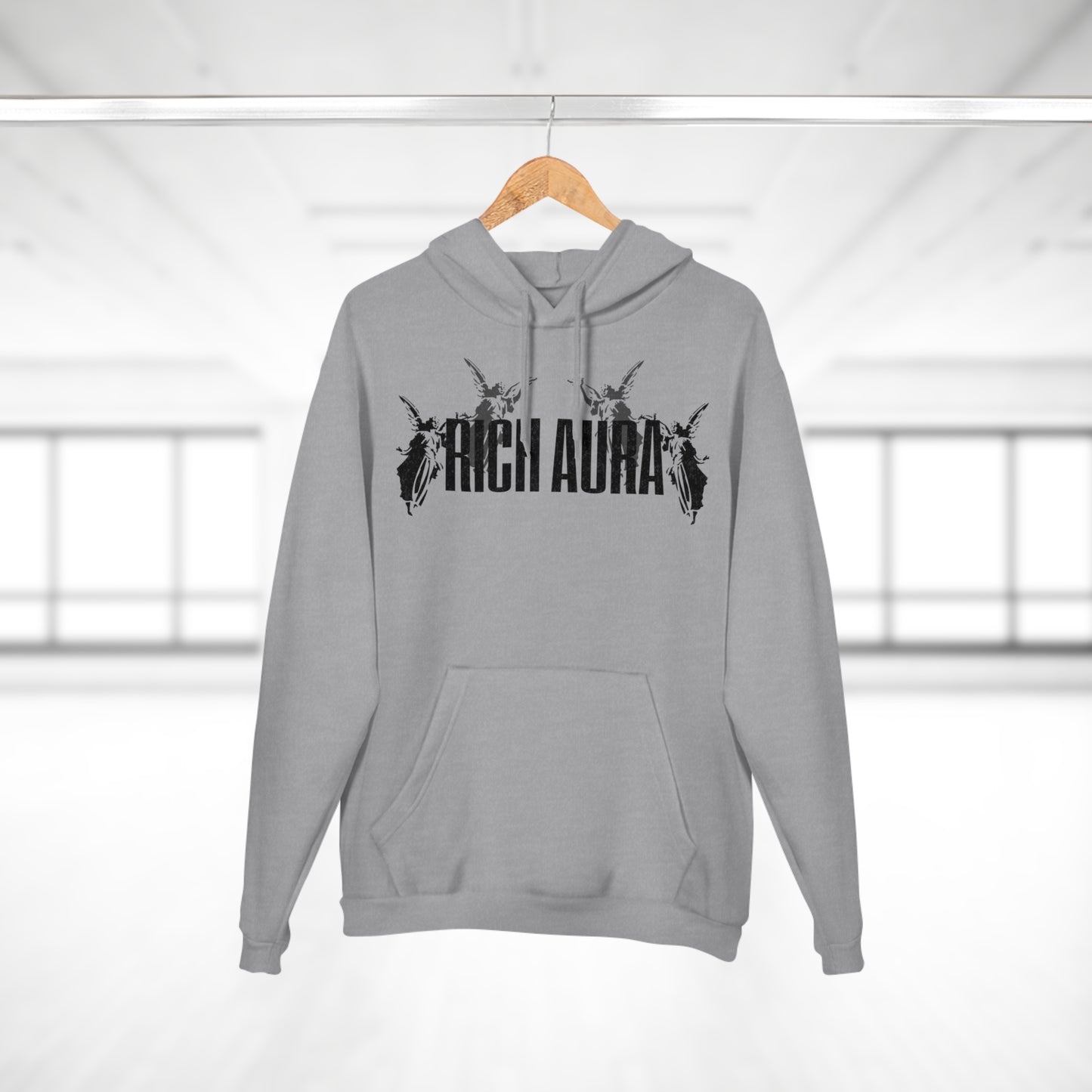 Rich Aura - Light v. Dark Pullover Hoodie - Black