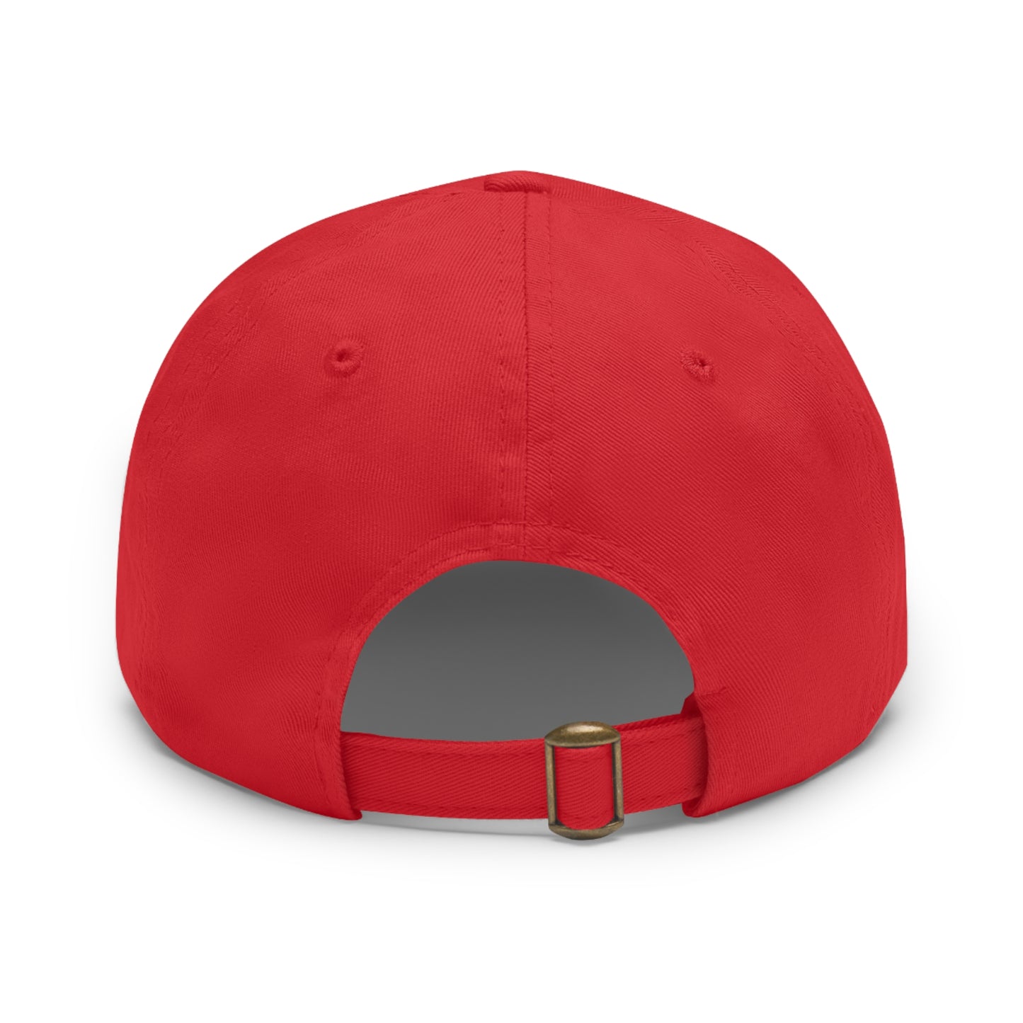 Rich Aura - Light v. Dark Dad Hat with Leather Patch (Rectangle)