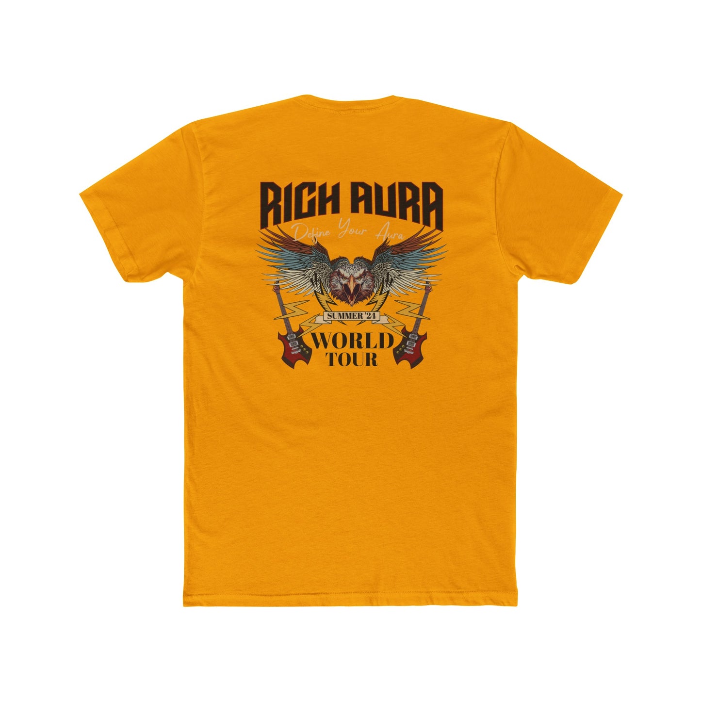 Rich Aura - World Tour Black Logo Tee