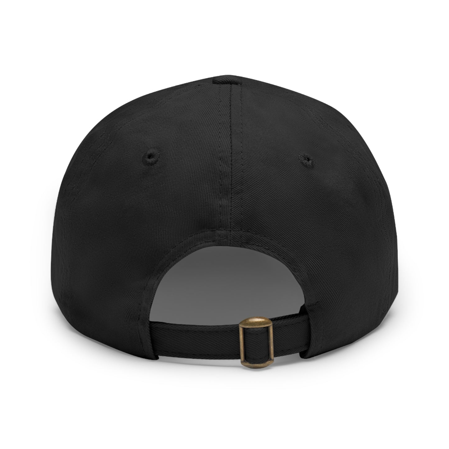 Rich Aura - Light v. Dark Dad Hat with Leather Patch (Rectangle)