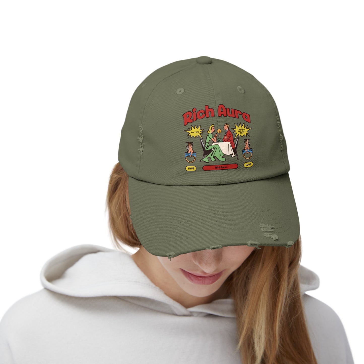 Rich Aura - True Love Distressed Cap