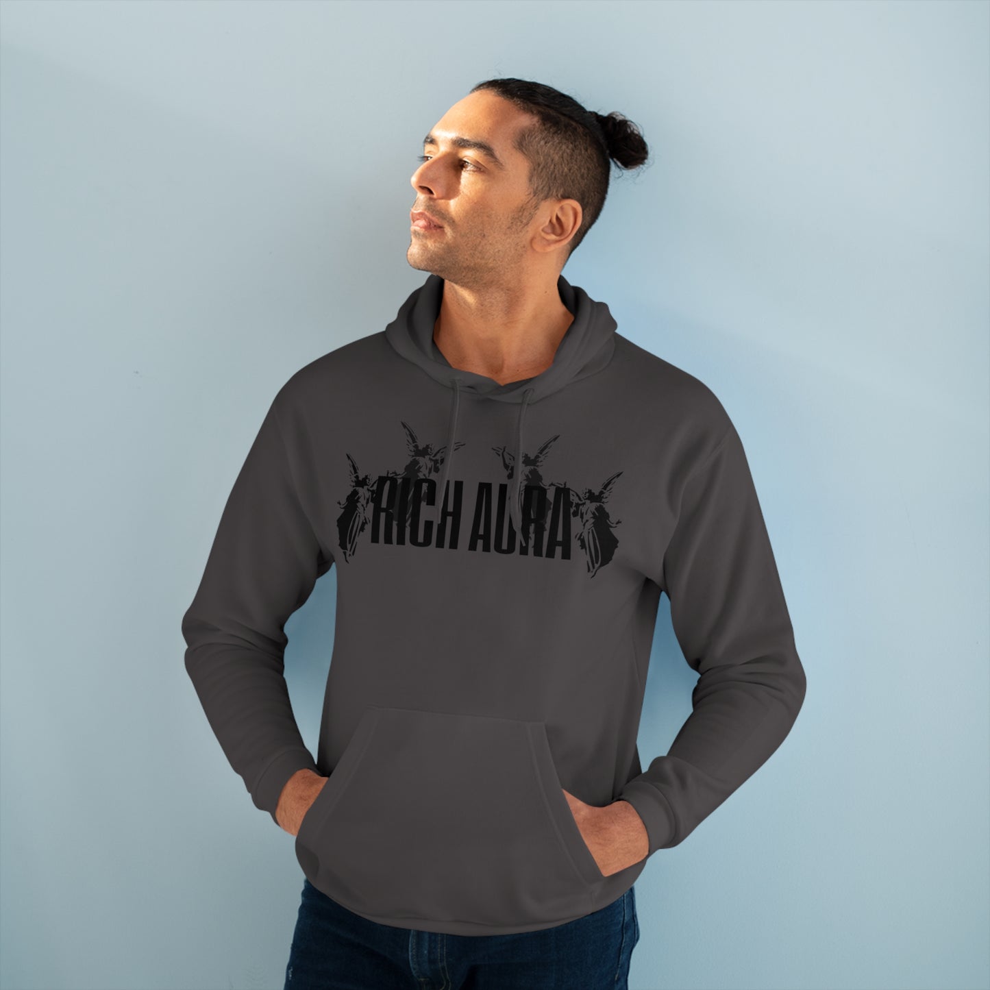 Rich Aura - Light v. Dark Pullover Hoodie - Black