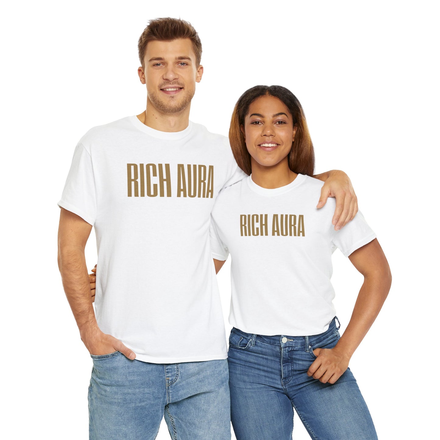 Rich Aura - Rich Love Tee - Gold