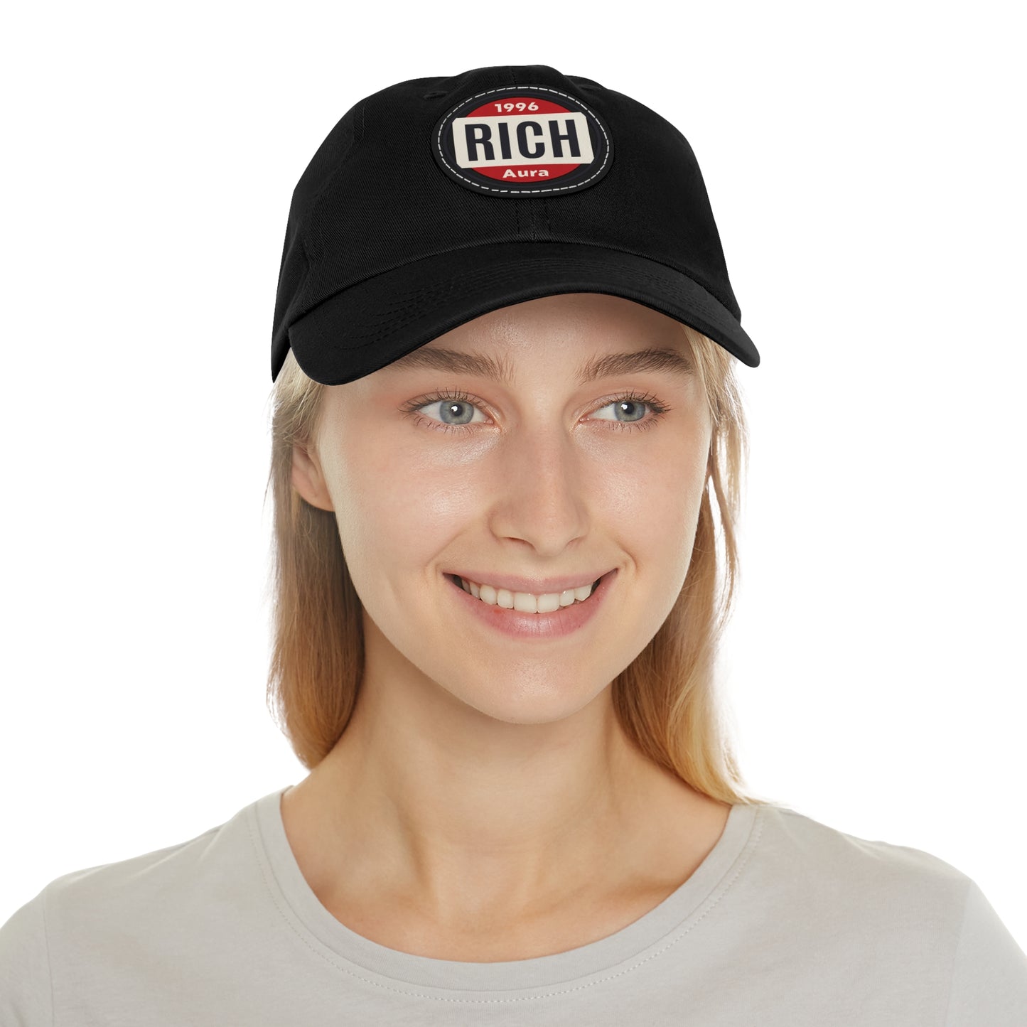 Rich Aura - 1996 Dad Hat w/ Leather Patch (Round)