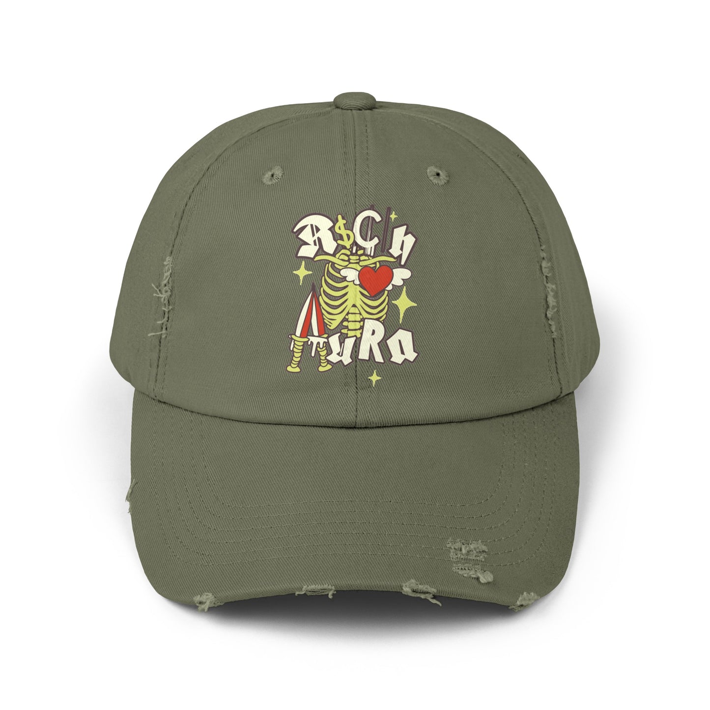 Rich Aura - Rich Love Distressed Cap