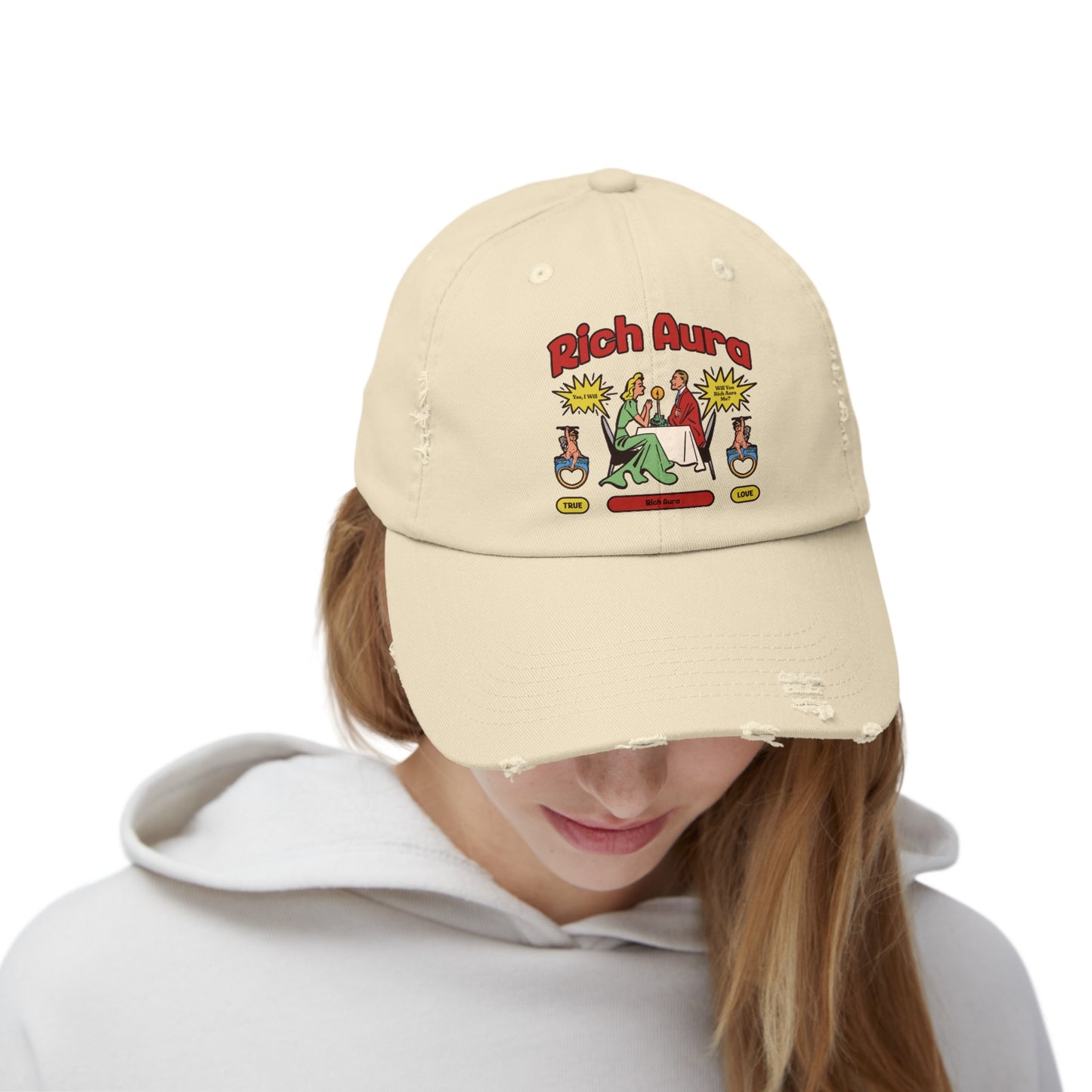 Rich Aura - True Love Distressed Cap