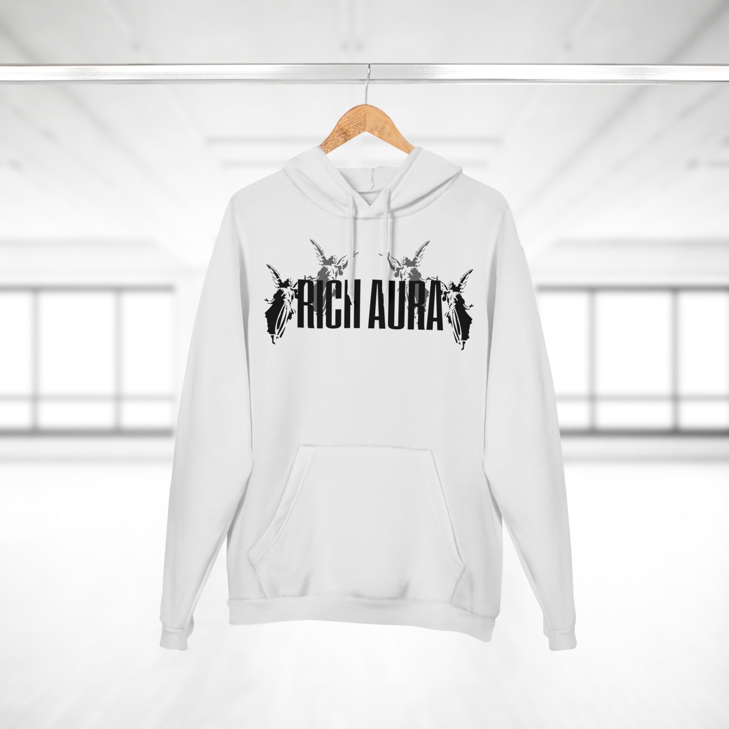 Rich Aura - Light v. Dark Pullover Hoodie - Black