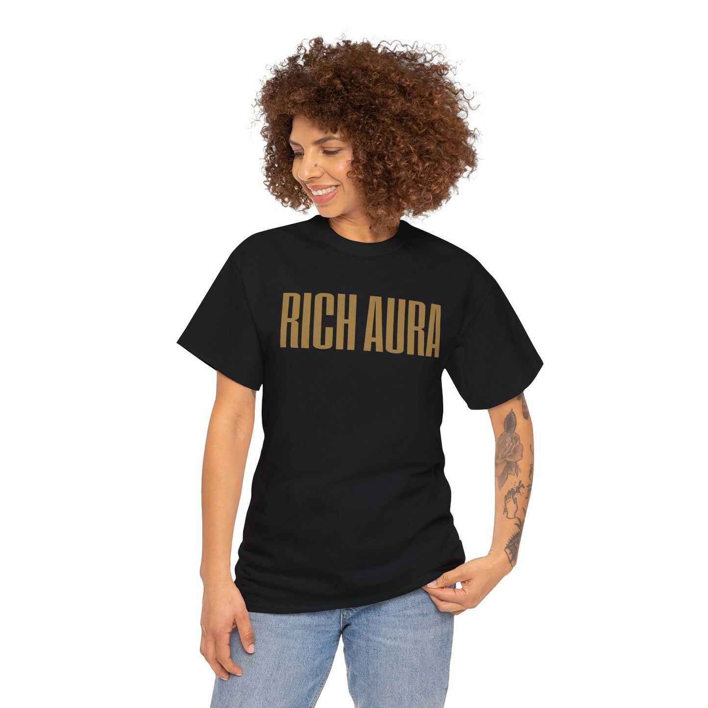 Rich Aura - Rich Love Tee - Gold