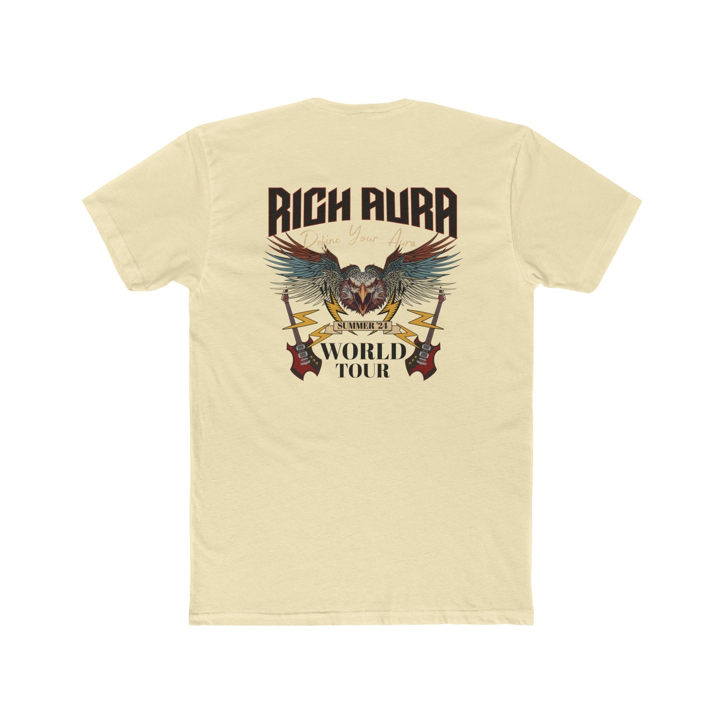 Rich Aura - World Tour Black Logo Tee