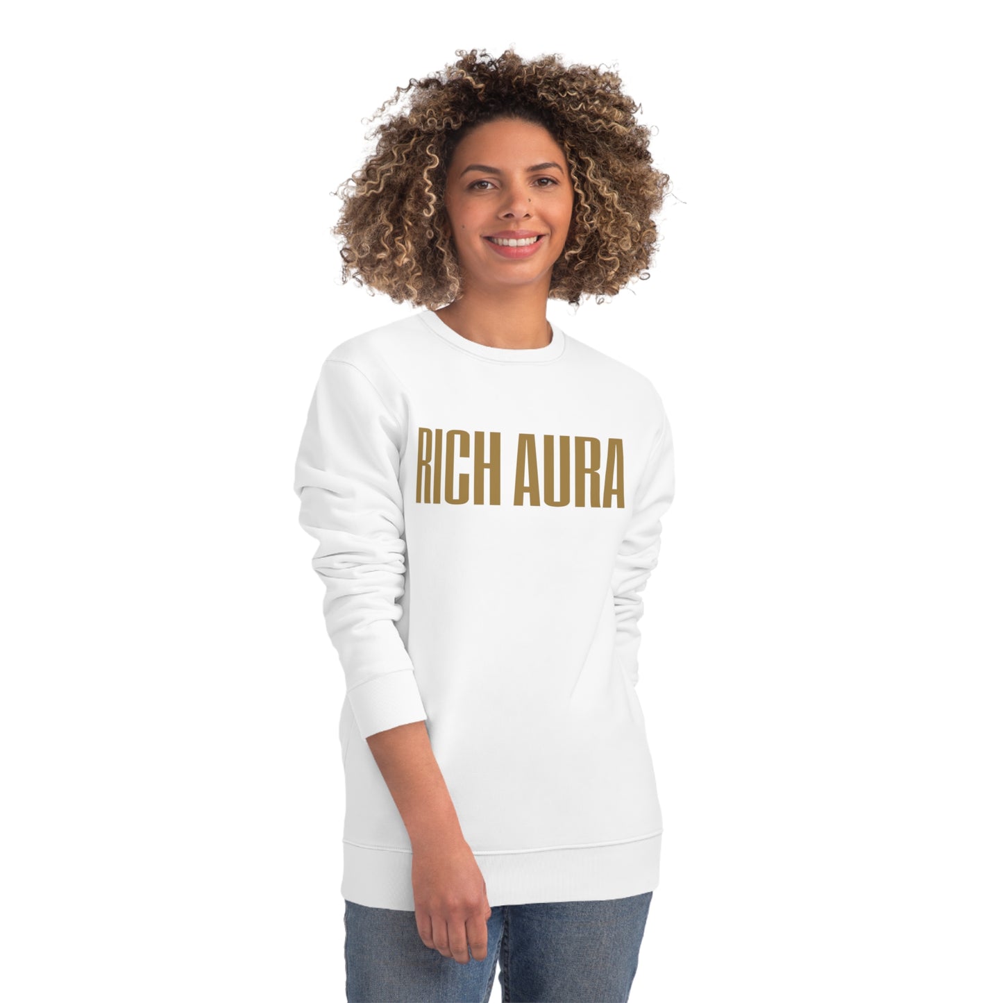 Rich Aura Original Aura - Gold Rich Aura Sweatshirt