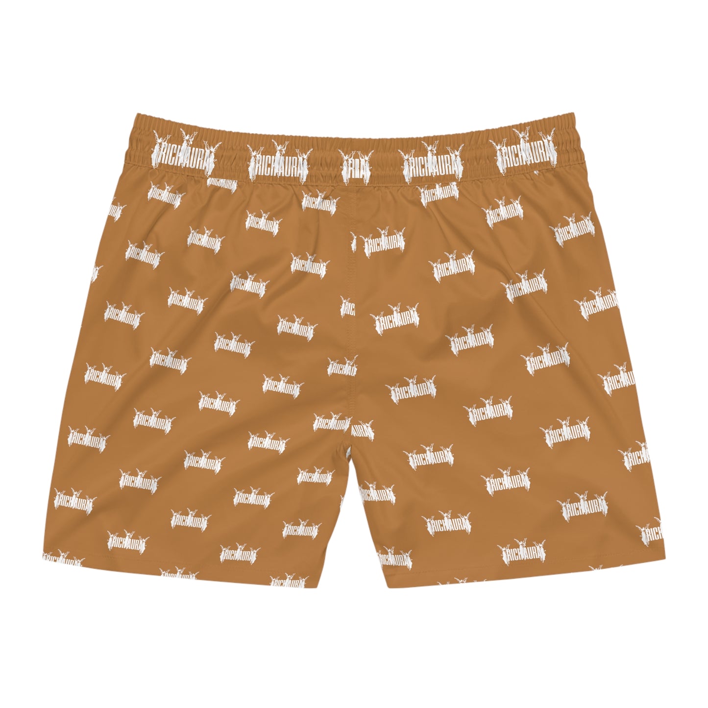 Rich Aura Swim Shorts - Light brown