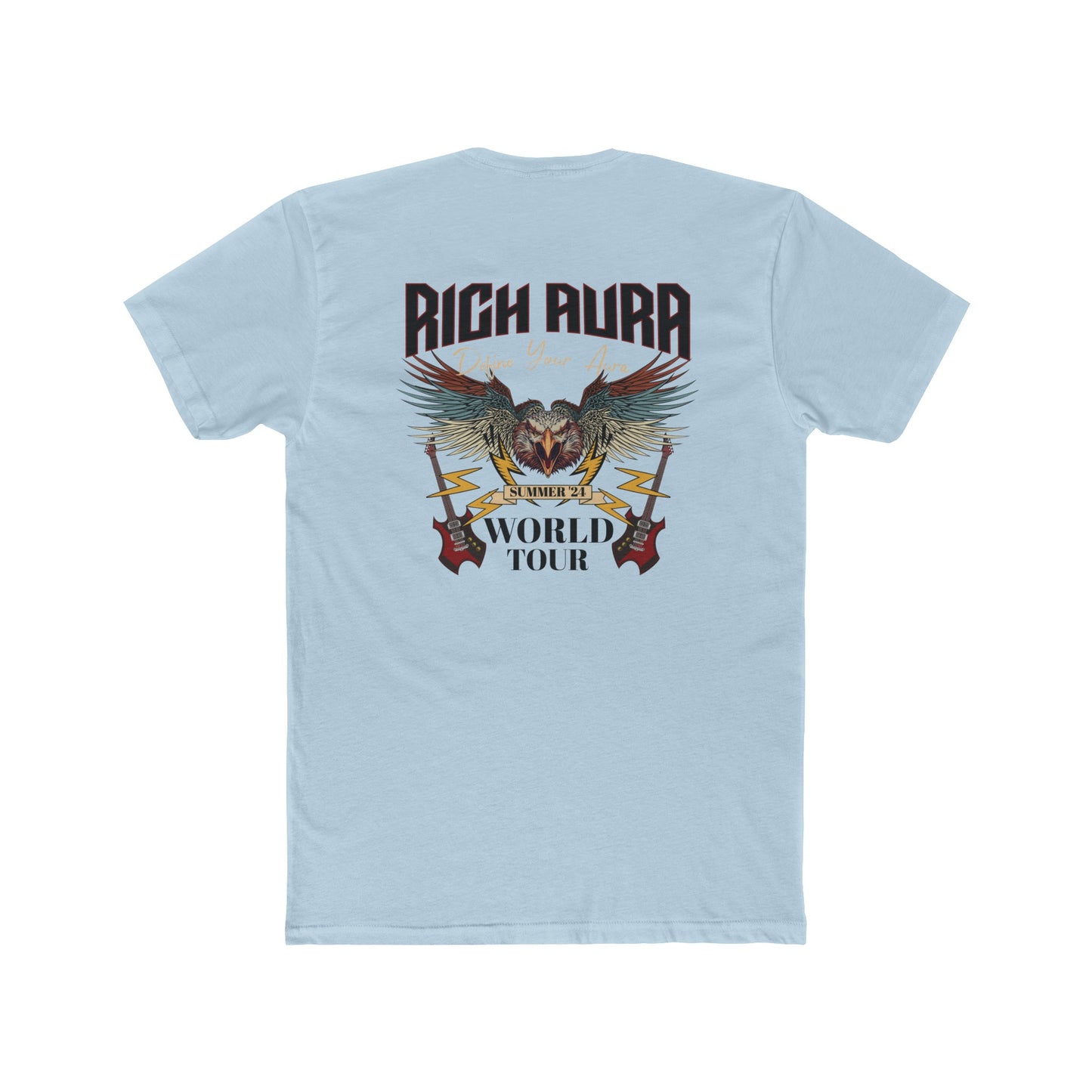 Rich Aura - World Tour Black Logo Tee
