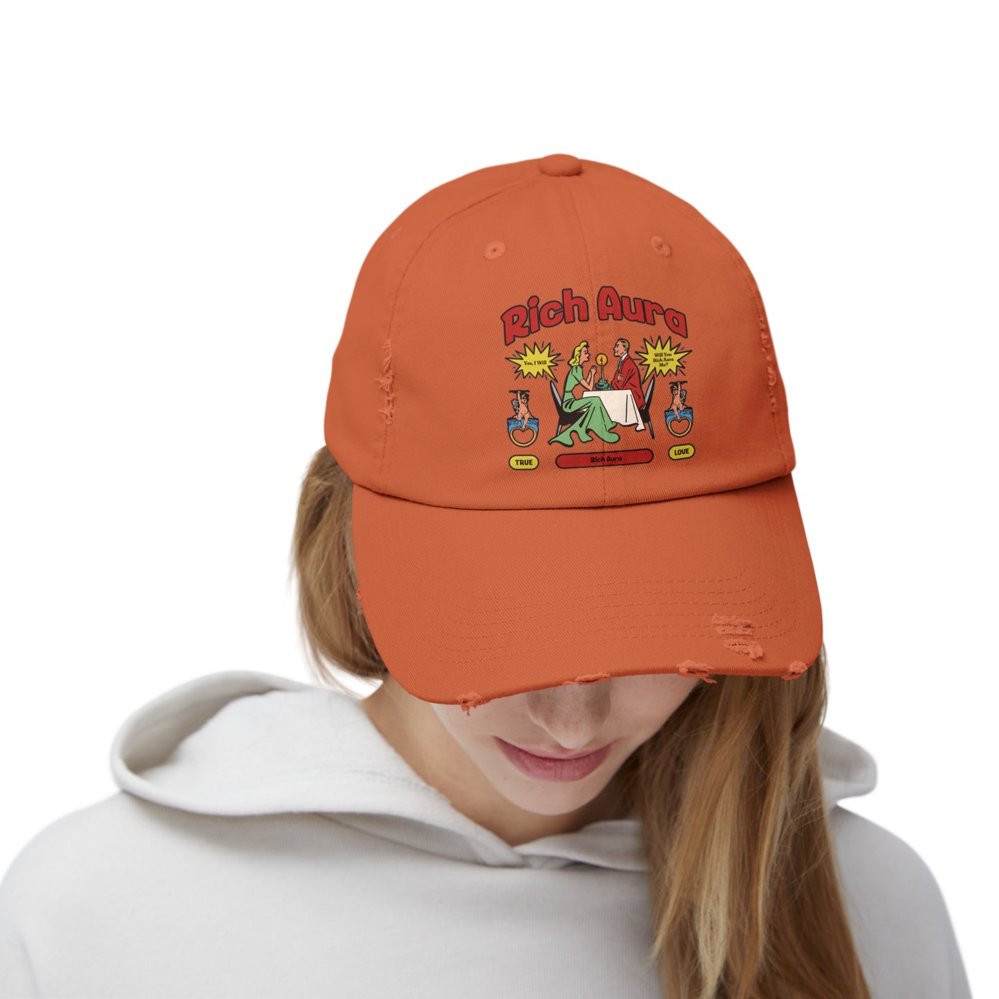 Rich Aura - True Love Distressed Cap