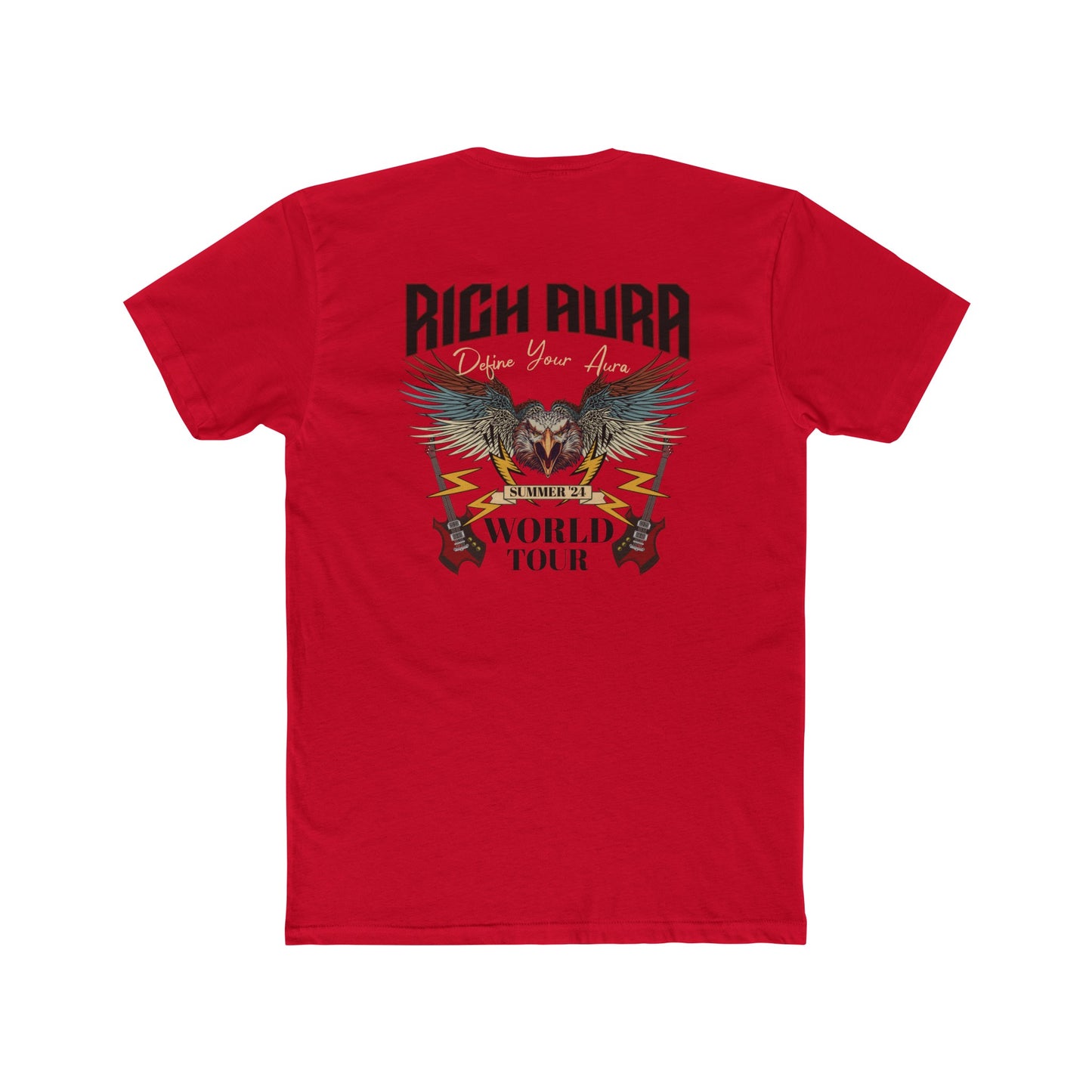 Rich Aura - World Tour Black Logo Tee