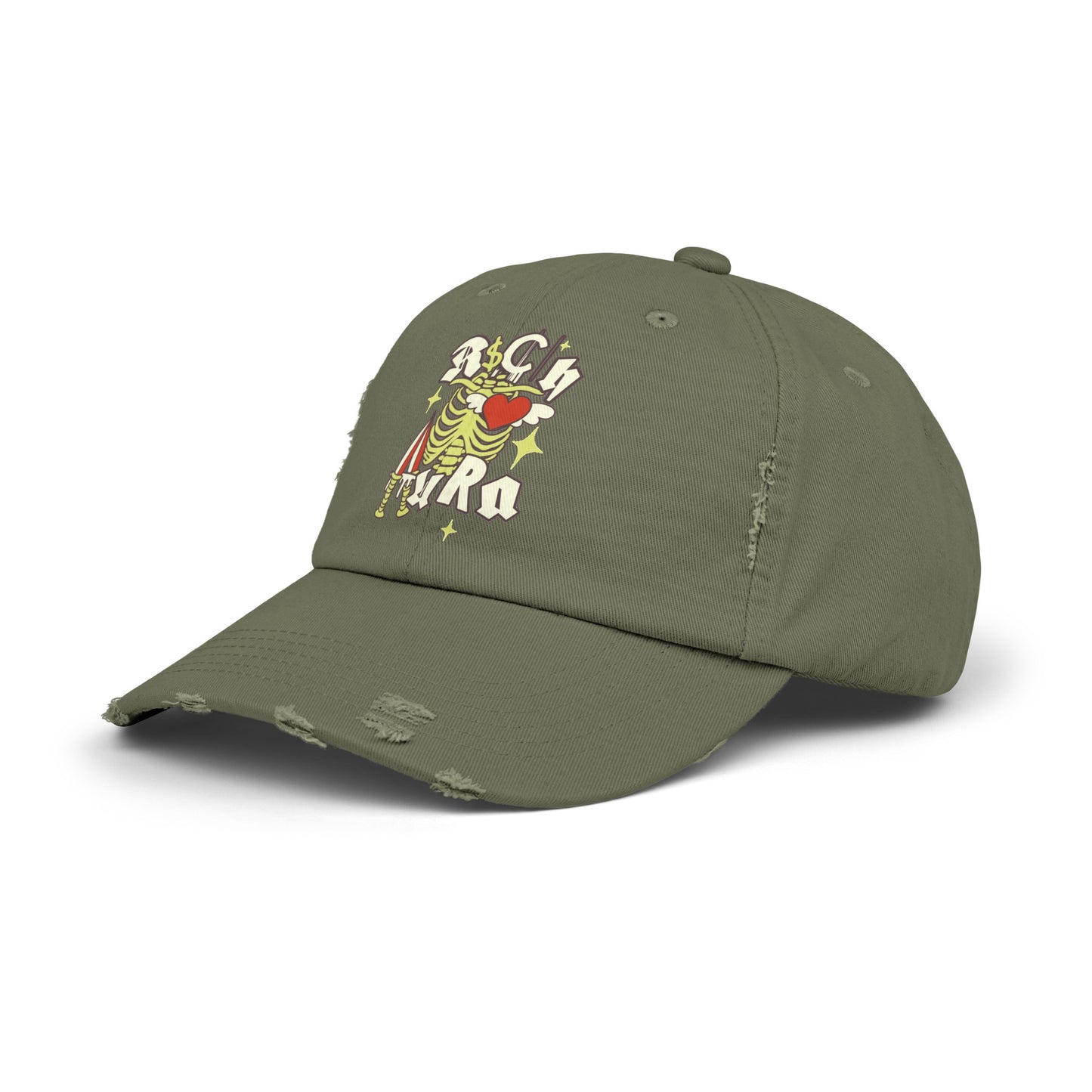 Rich Aura - Rich Love Distressed Cap