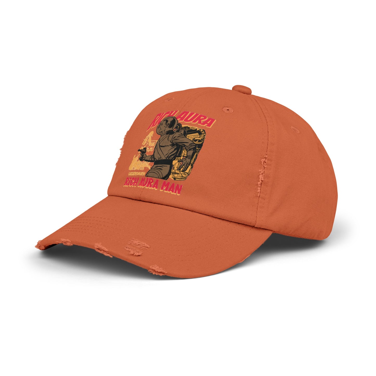 Rich Aura - Rich Aura Man Distressed Cap