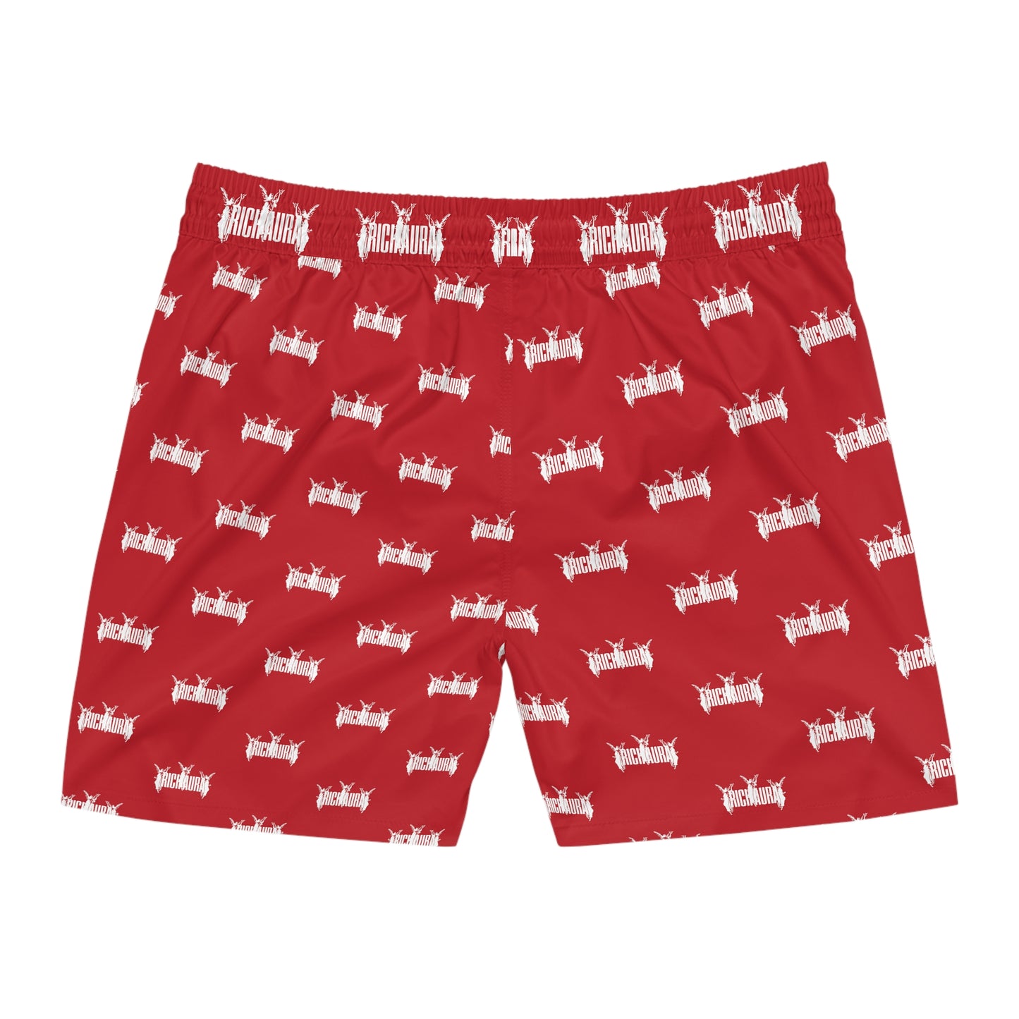 Rich Aura Swim Shorts - Rich Red