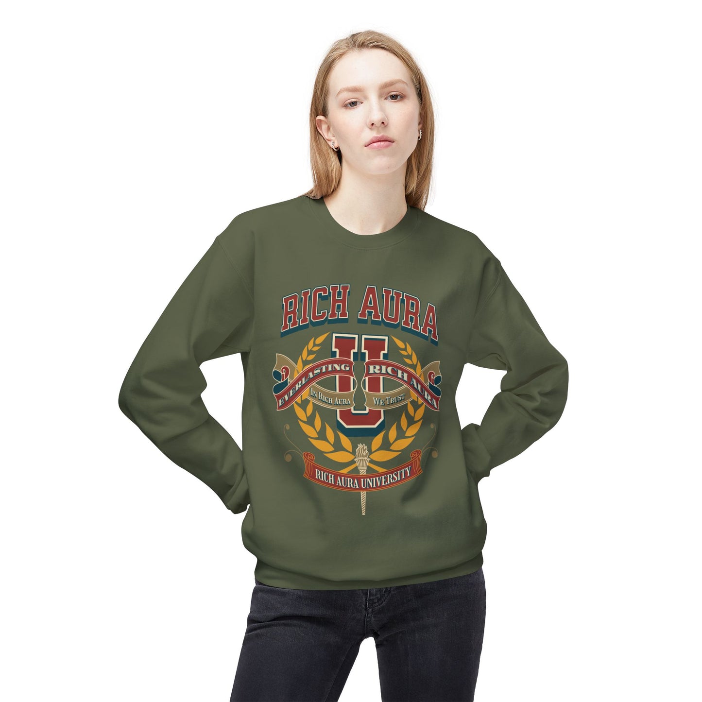 Rich Aura University Sweatshirt