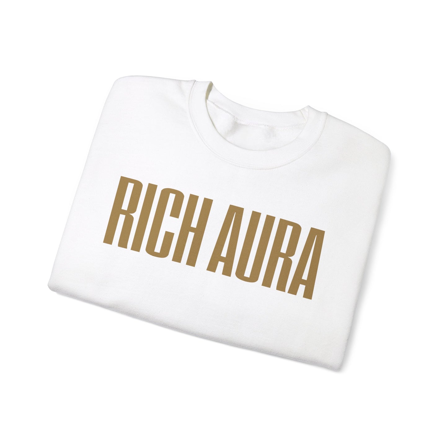 Rich Aura - Rich Love Crewneck - Gold