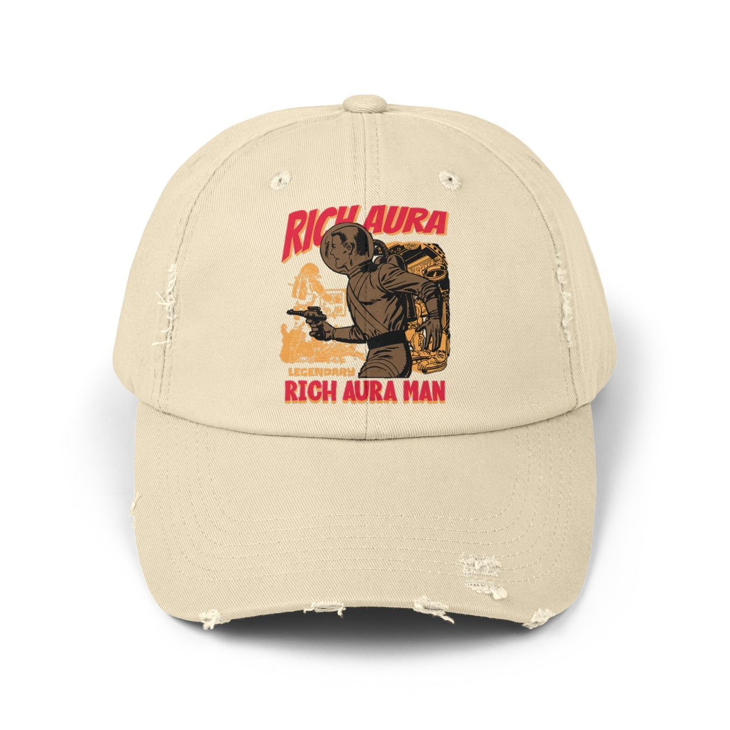 Rich Aura - Rich Aura Man Distressed Cap
