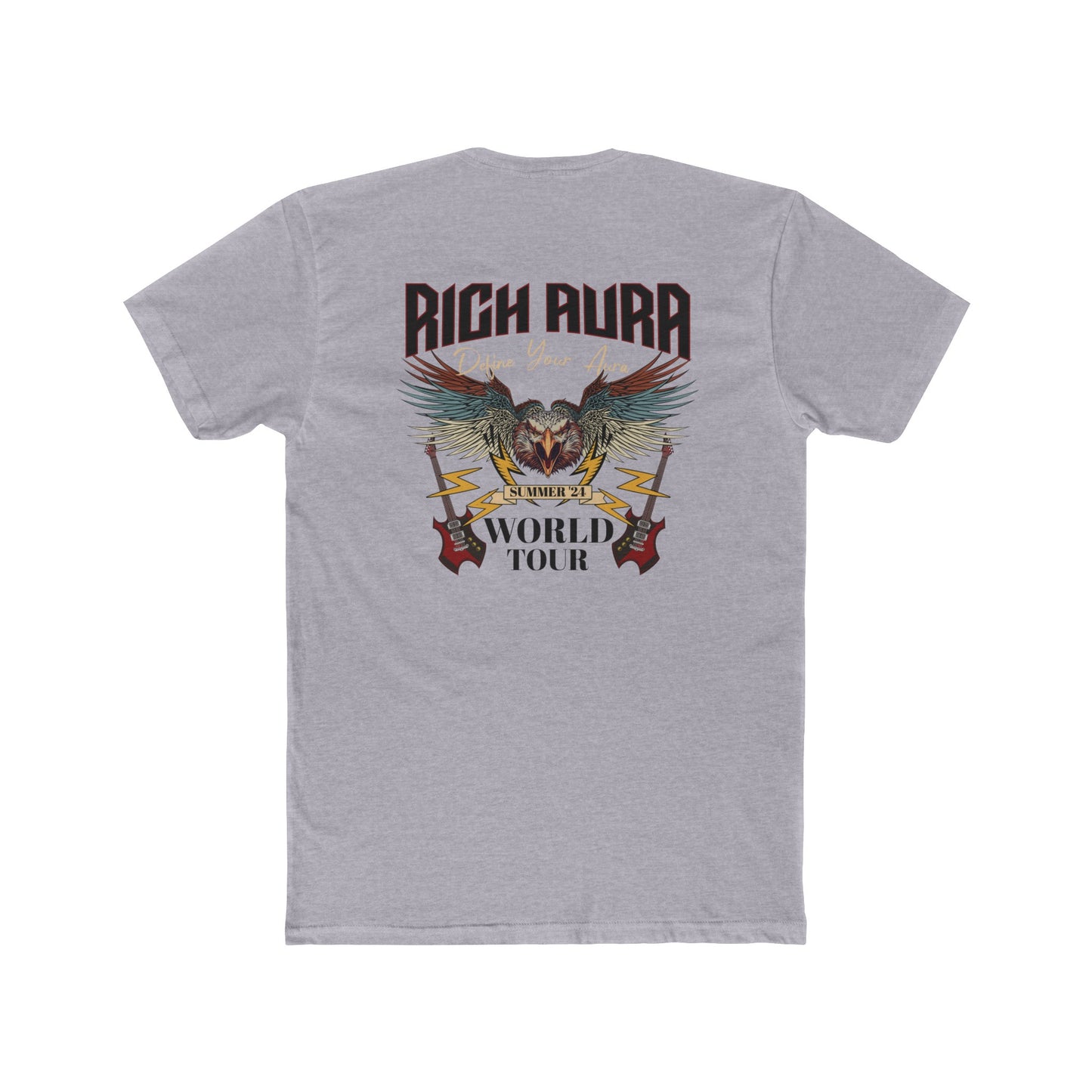 Rich Aura - World Tour Black Logo Tee