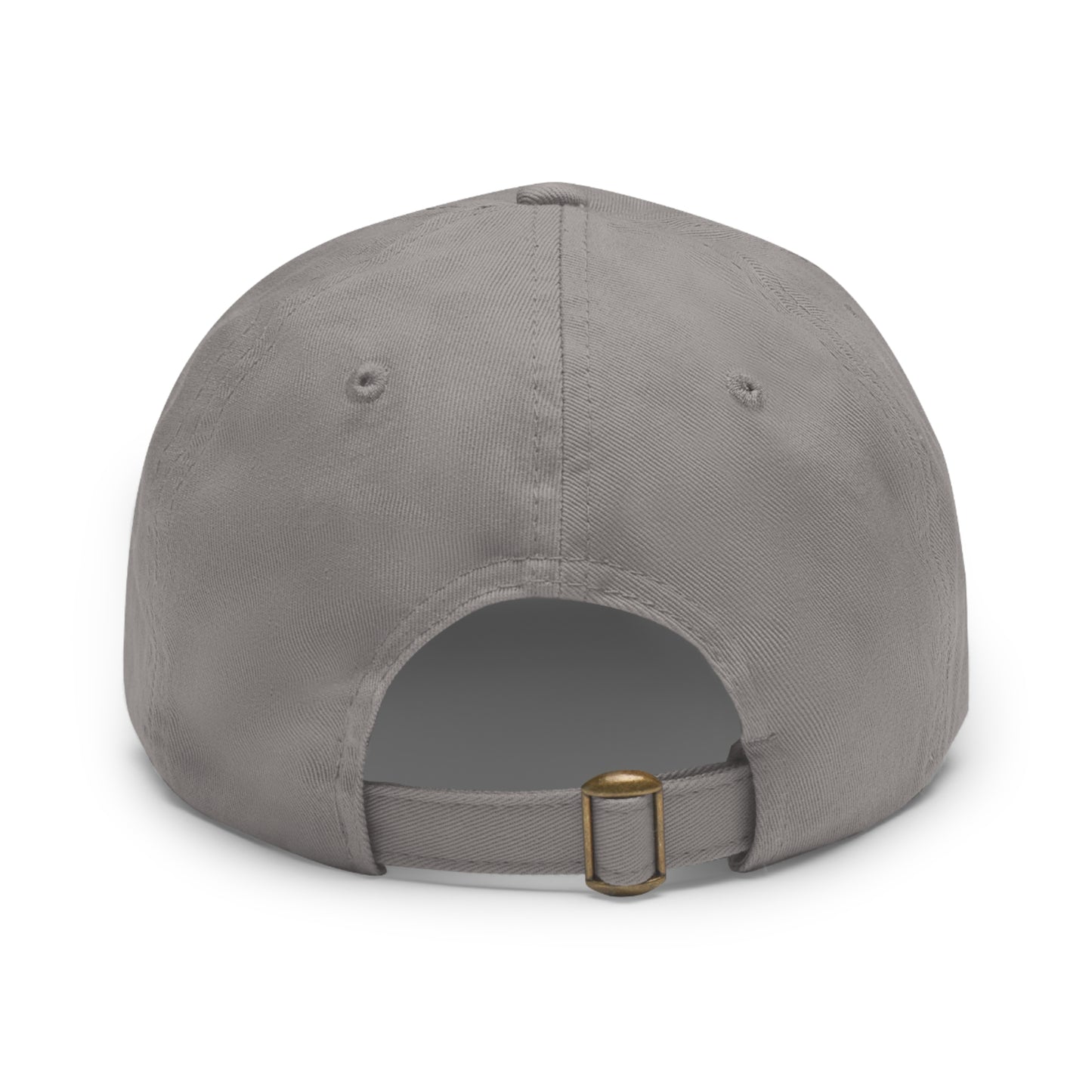 Rich Aura - Light v. Dark Dad Hat with Leather Patch (Rectangle)