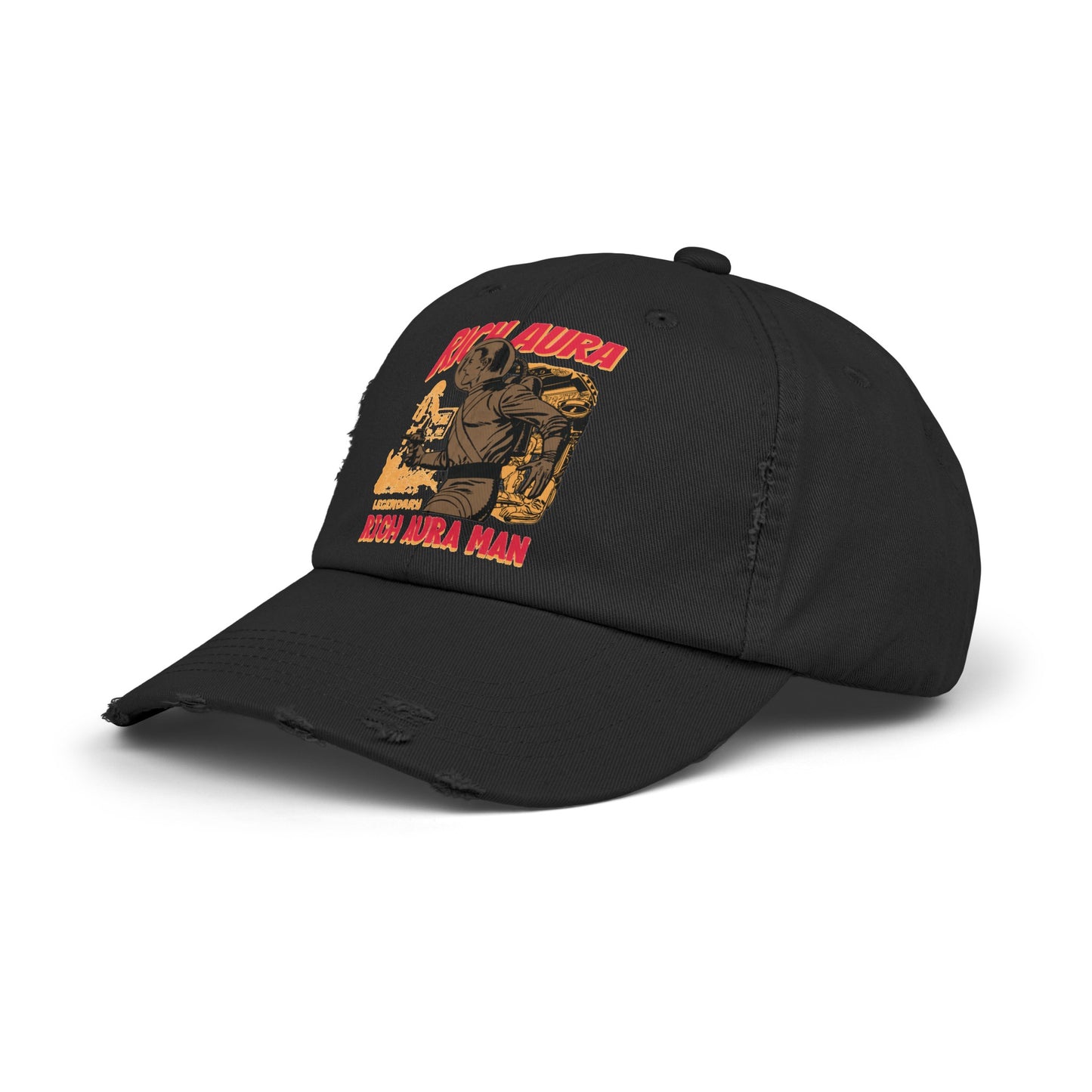 Rich Aura - Rich Aura Man Distressed Cap