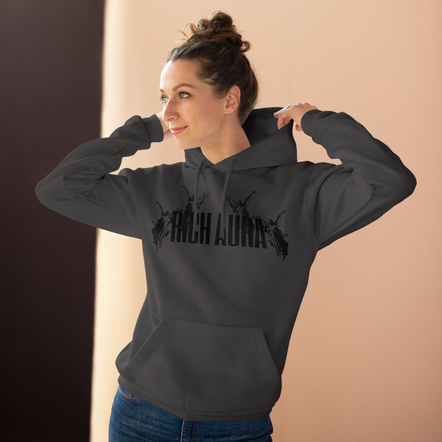 Rich Aura - Light v. Dark Pullover Hoodie - Black