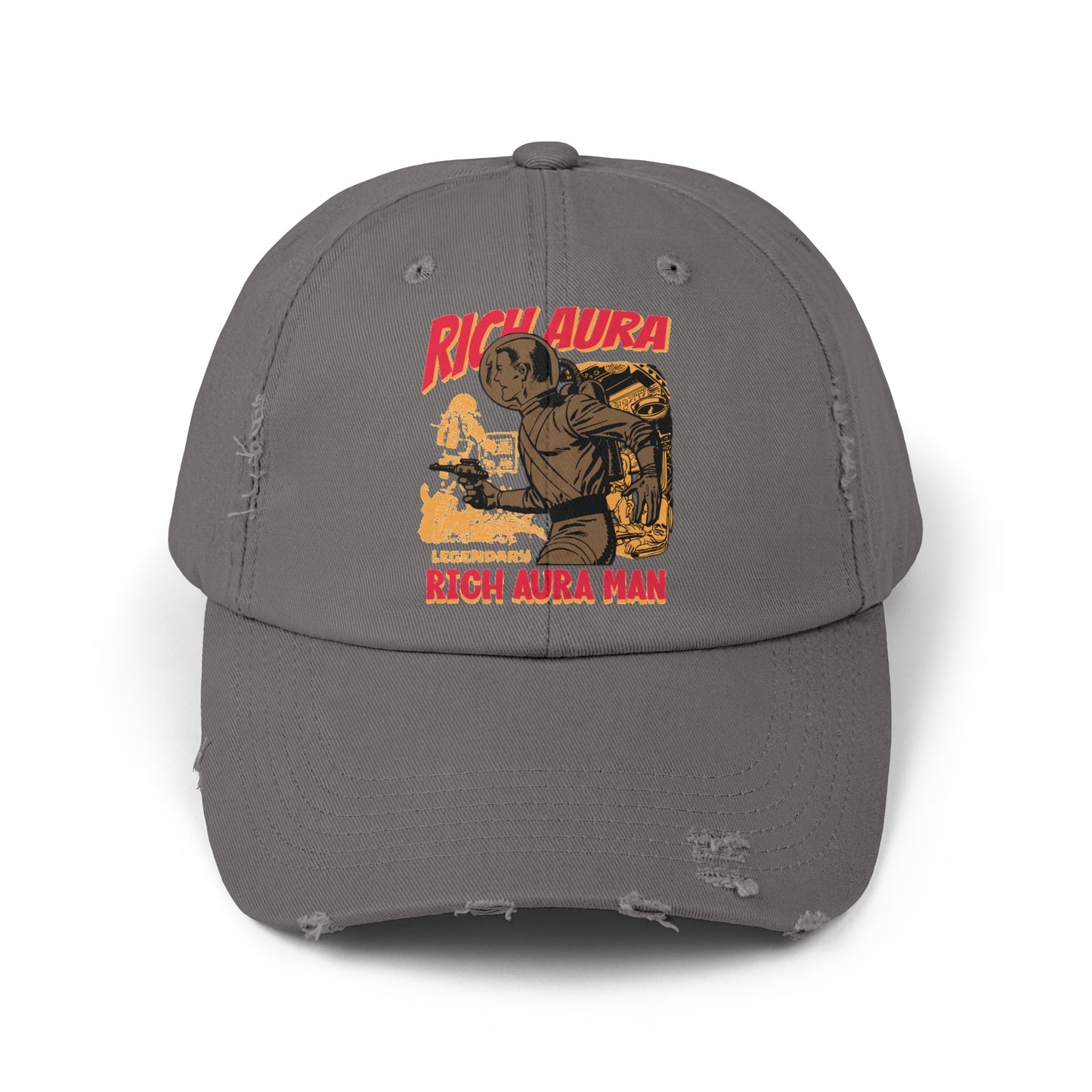 Rich Aura - Rich Aura Man Distressed Cap