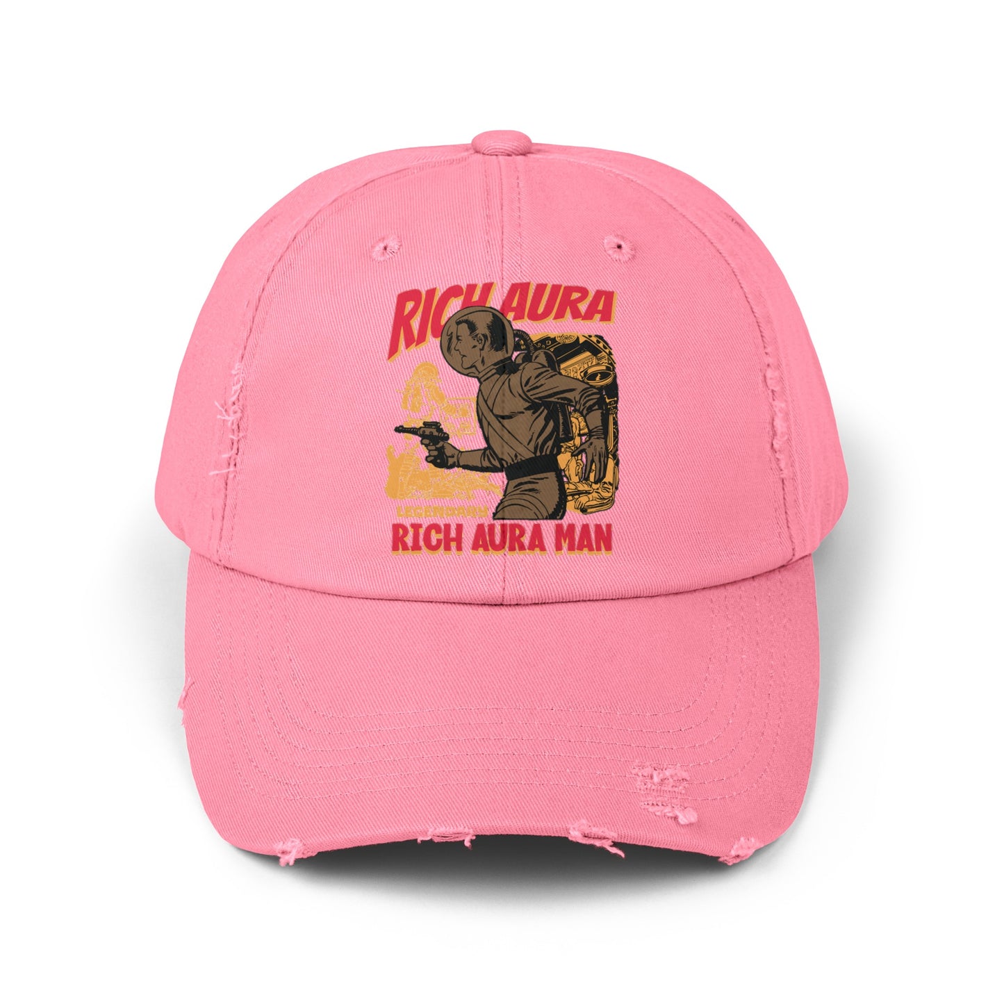 Rich Aura - Rich Aura Man Distressed Cap