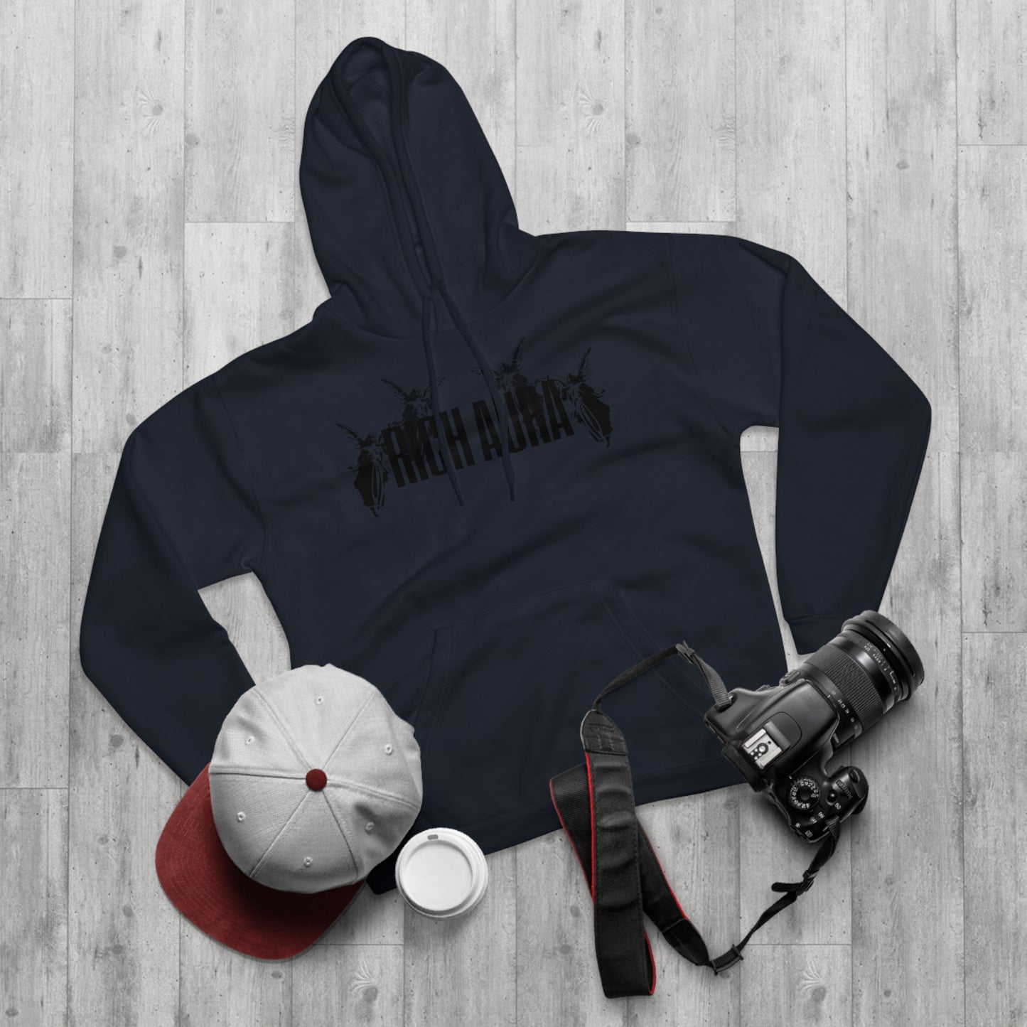 Rich Aura - Light v. Dark Pullover Hoodie - Black