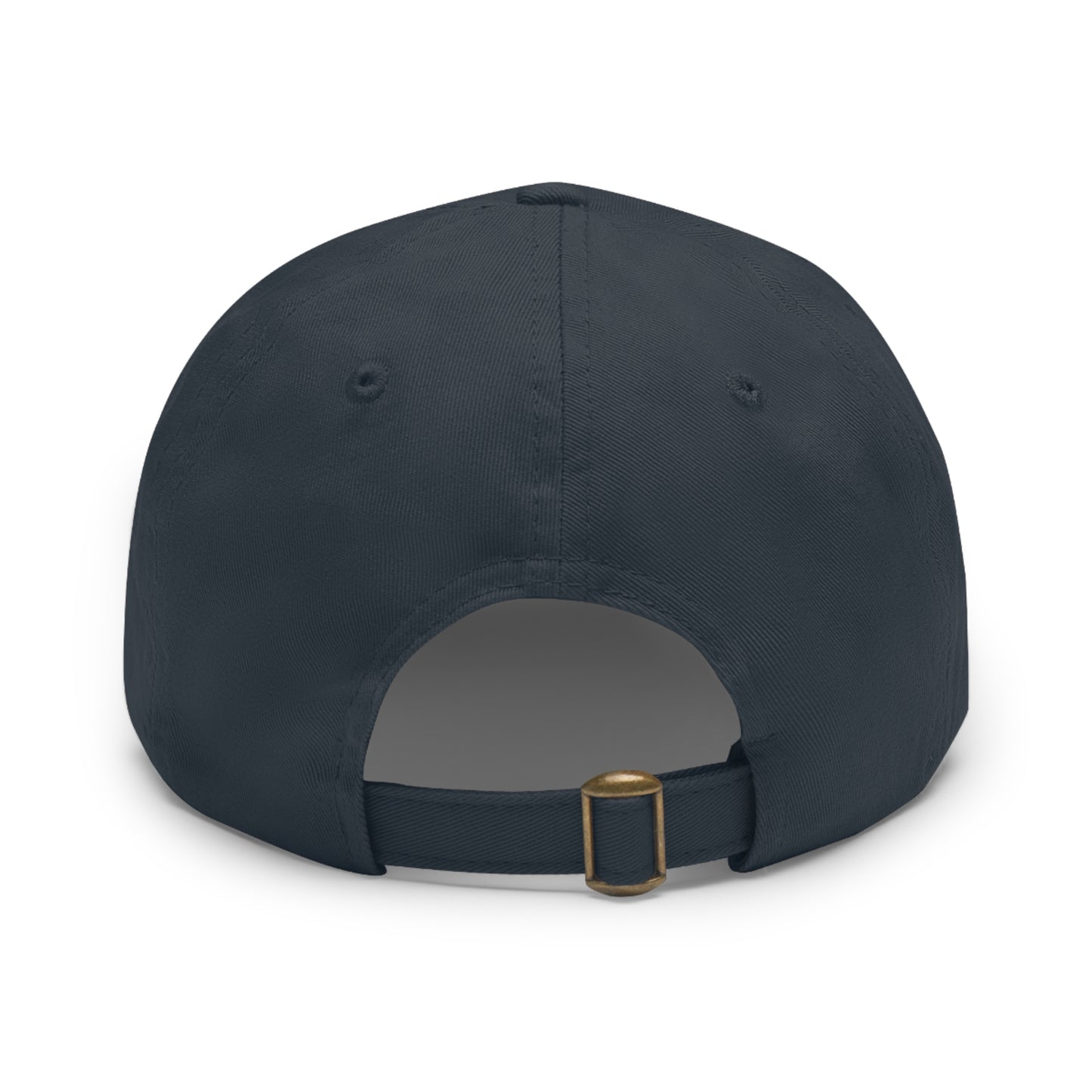 Rich Aura - Light v. Dark Dad Hat with Leather Patch (Rectangle)