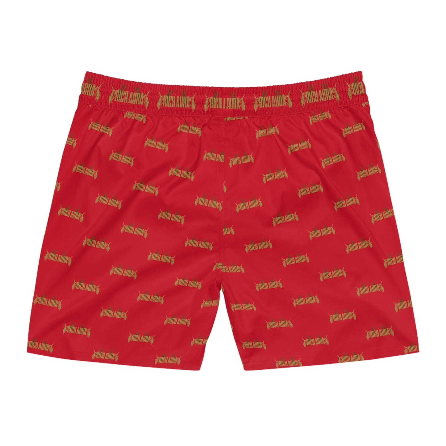 Rich Aura - Light V. Dark Swim Shorts - Rich Red